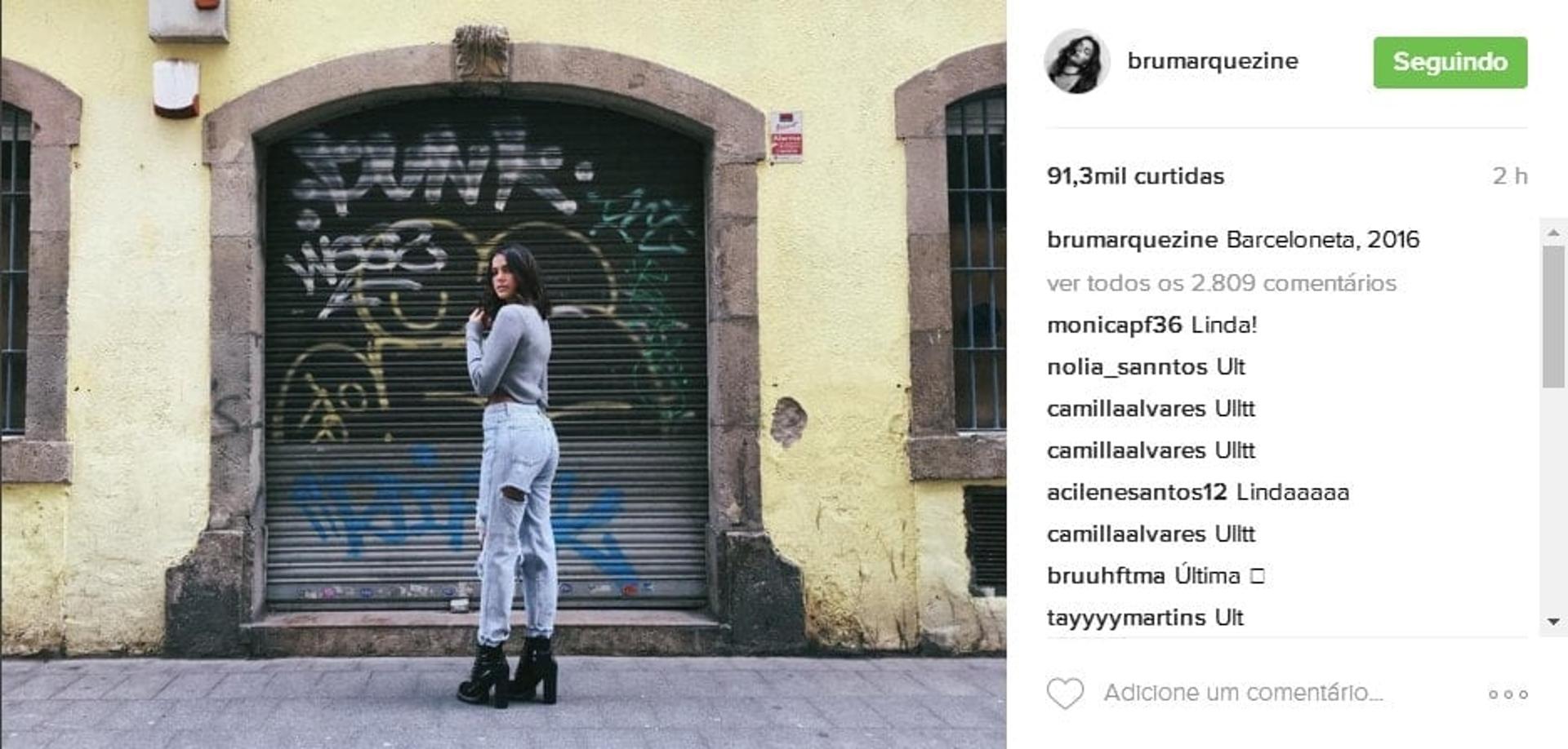 Bruna Marquezine em Barcelona