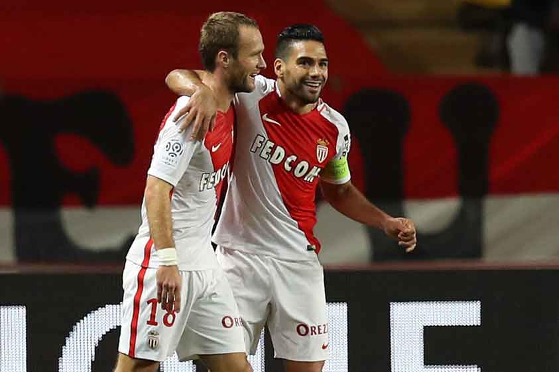 Germain e Falcao García - Monaco x Olympique de Marselha