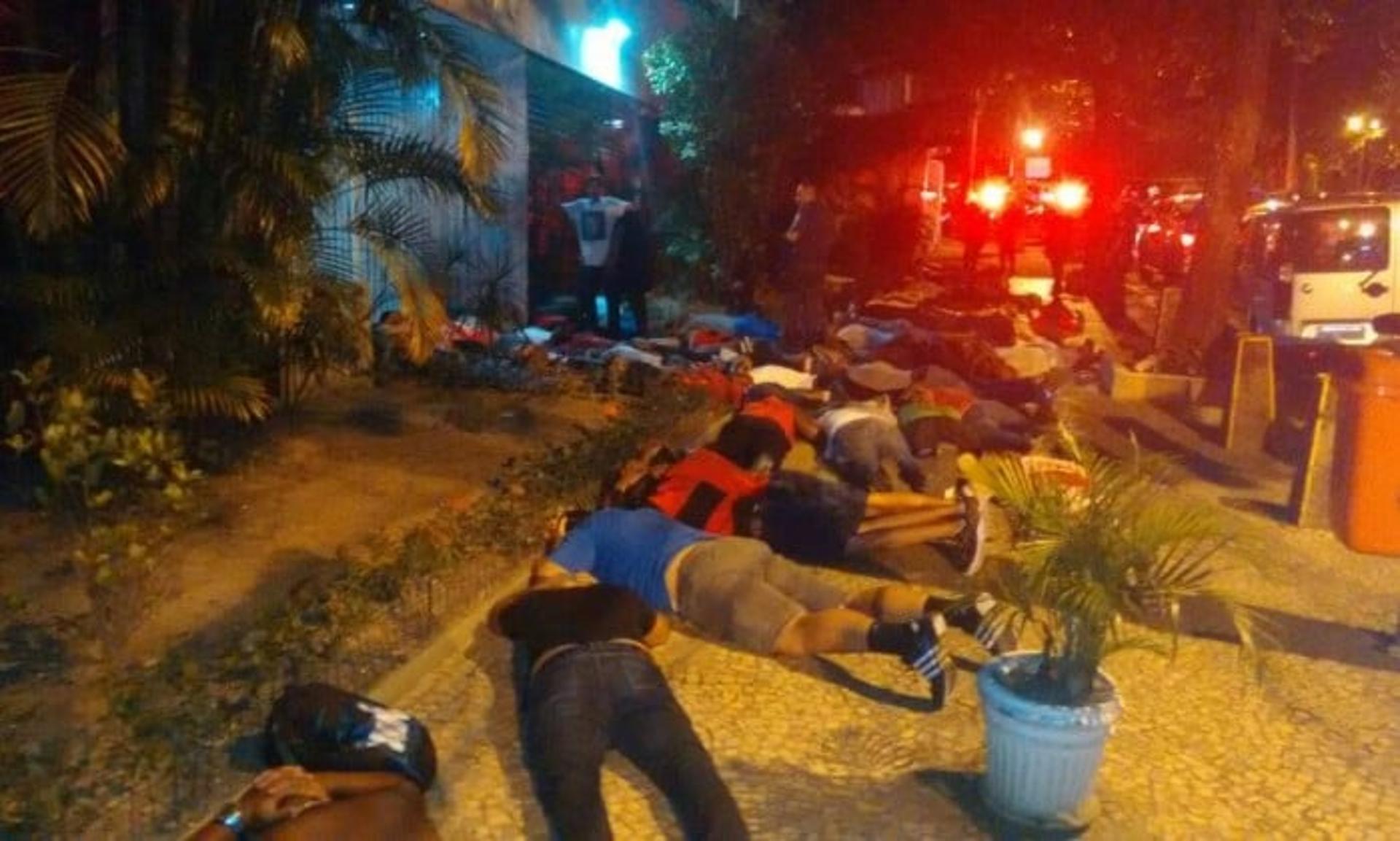 Torcedores do Flamengo são detidos na Tijuca