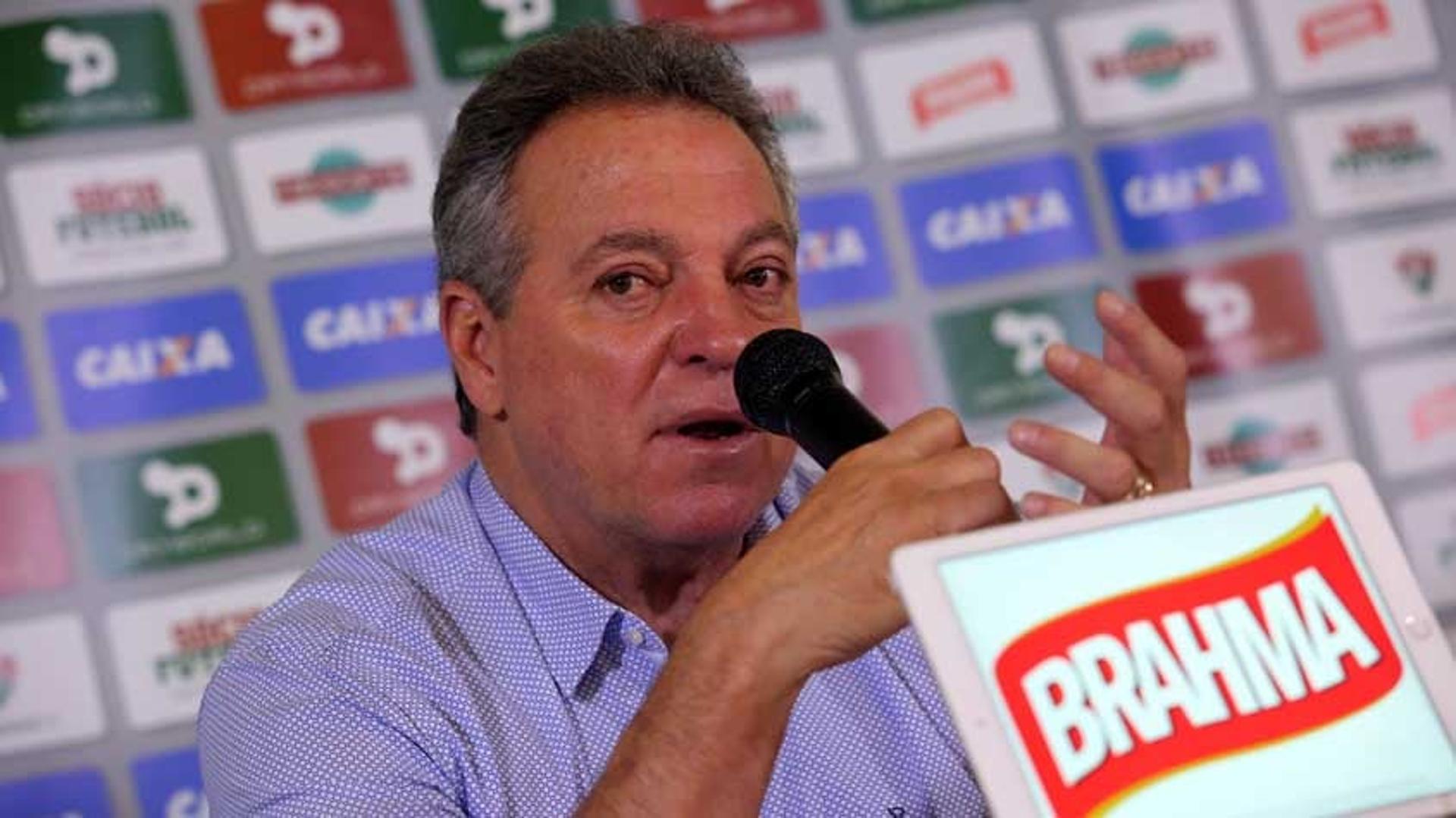 Apresentação de Abel Braga como novo técnico do Fluminense