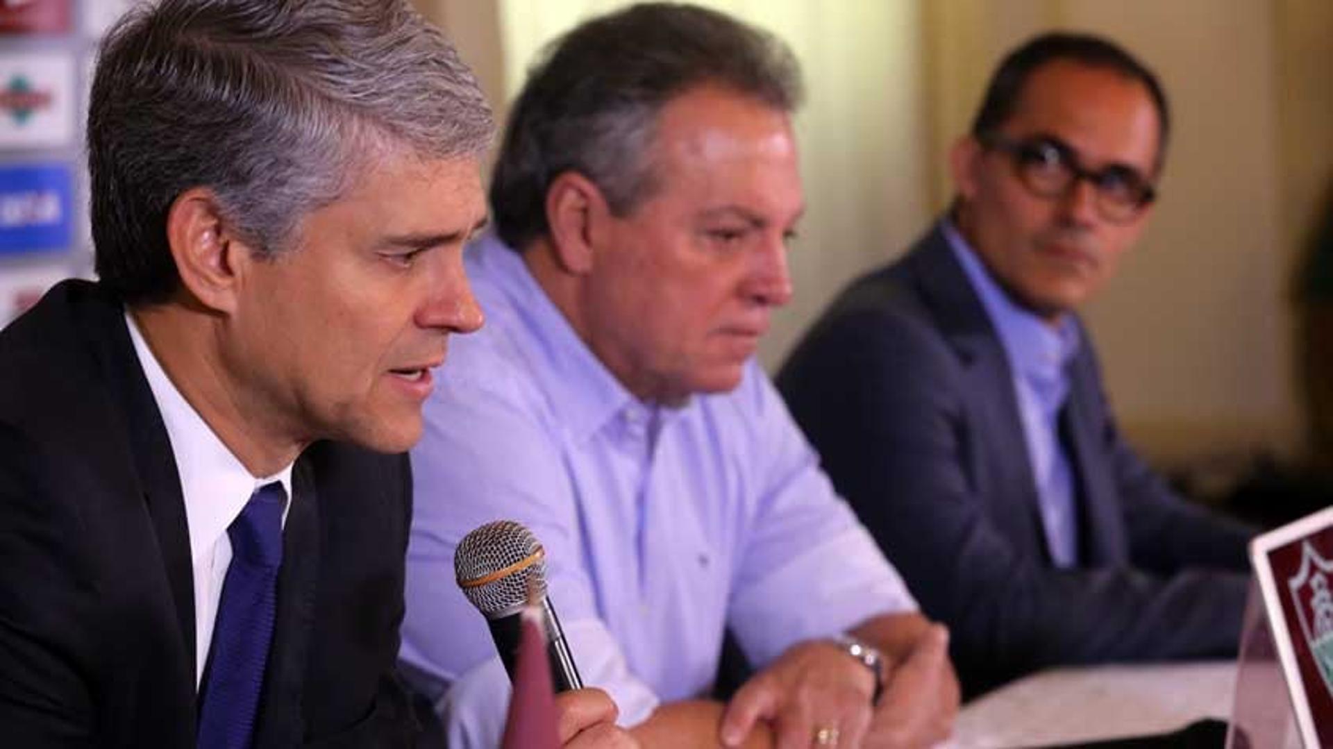 Apresentação de Abel Braga como novo técnico do Fluminense