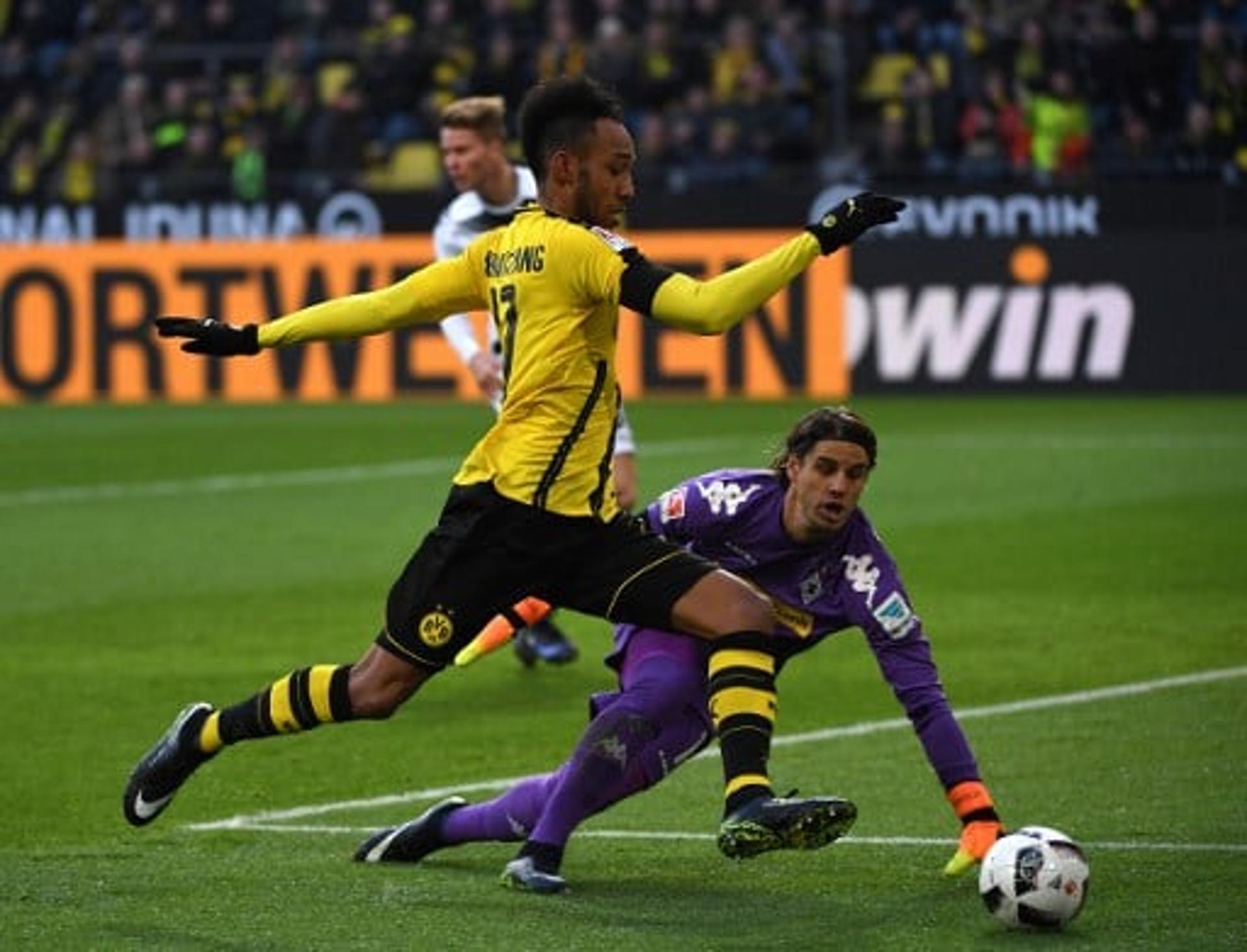 Aubameyang - Borussia Mönchengladbach x Borussia Dortmund