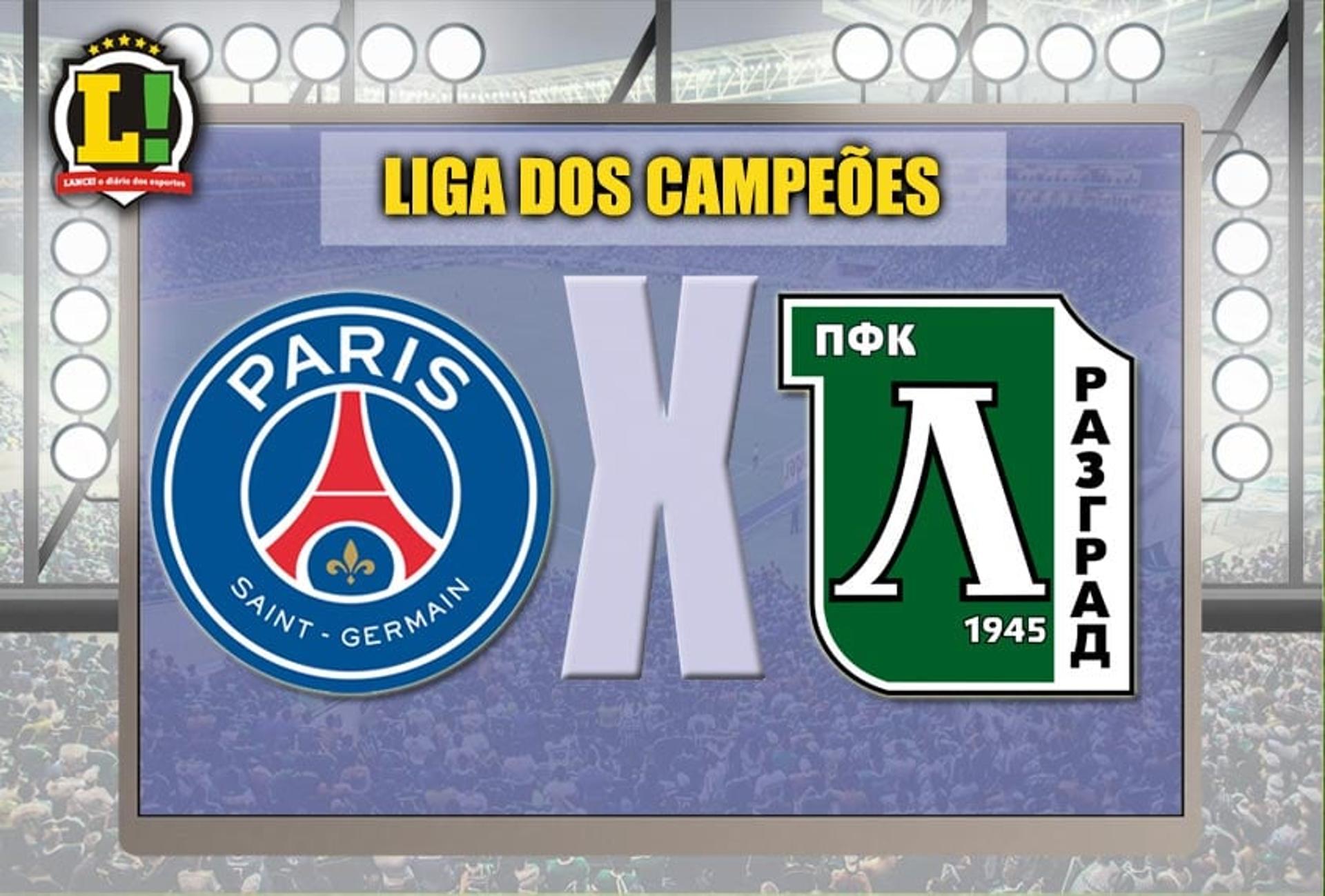 Apresentação PSG x Ludogorets Liga dos Campeões