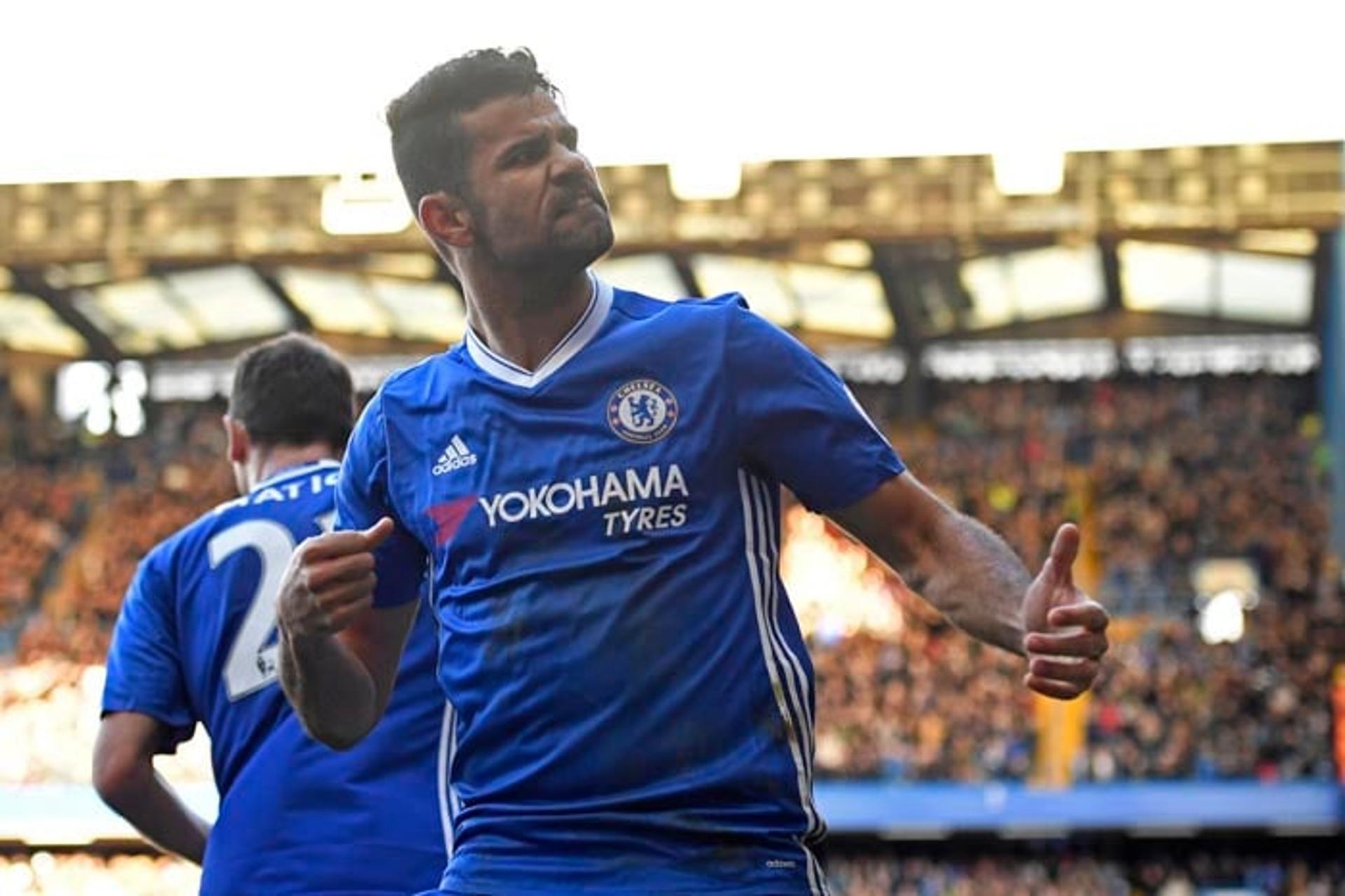 Chelsea x West Bromwich - Diego Costa