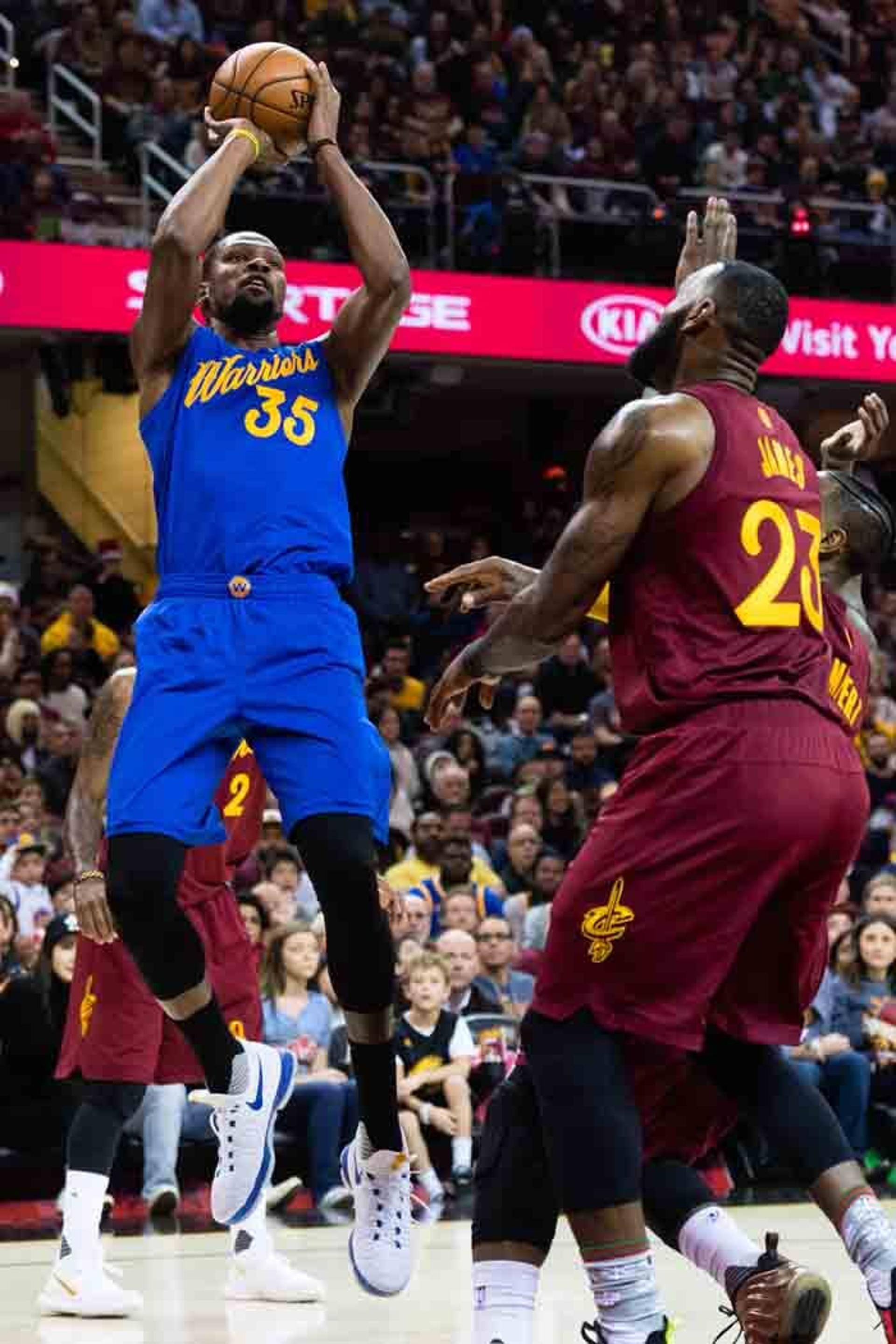 Cleveland Cavaliers x Golden State Warriors - LeBron James e Kevin Durant