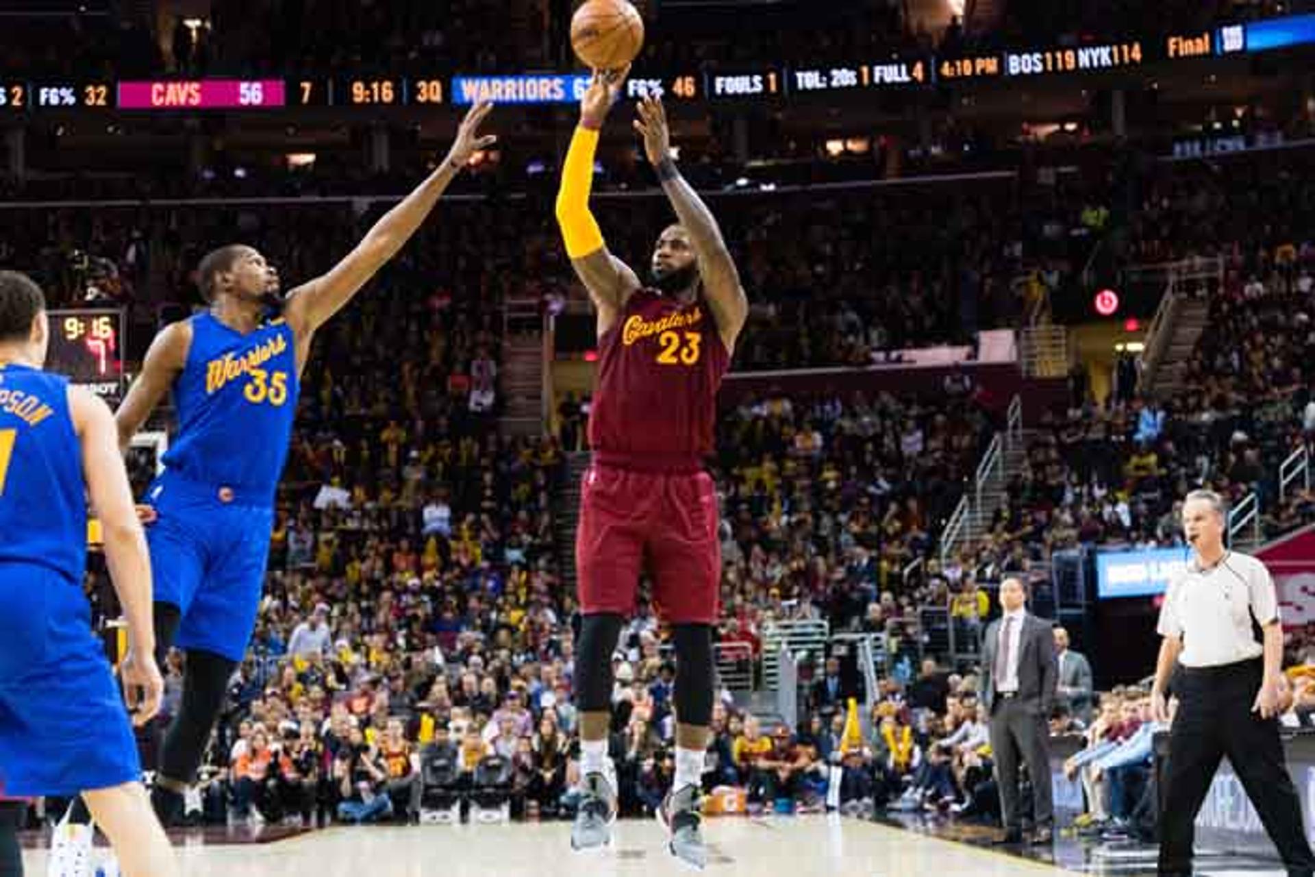 Cleveland Cavaliers x Golden State Warriors - LeBron James e Kevin Durant