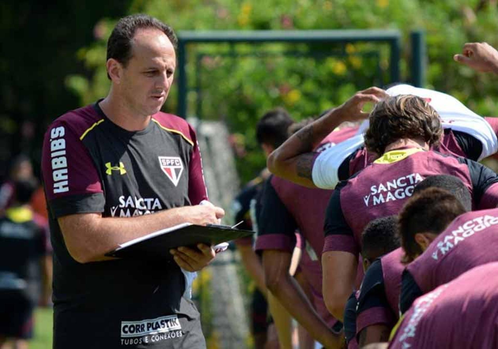 primeiro treino do tecnico Rogerio Ceni no São Paulo