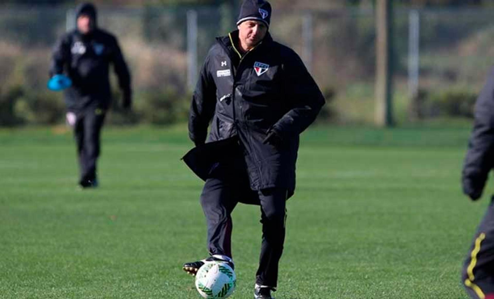 Rogério Ceni em treino do São Paulo nos Estados Unidos