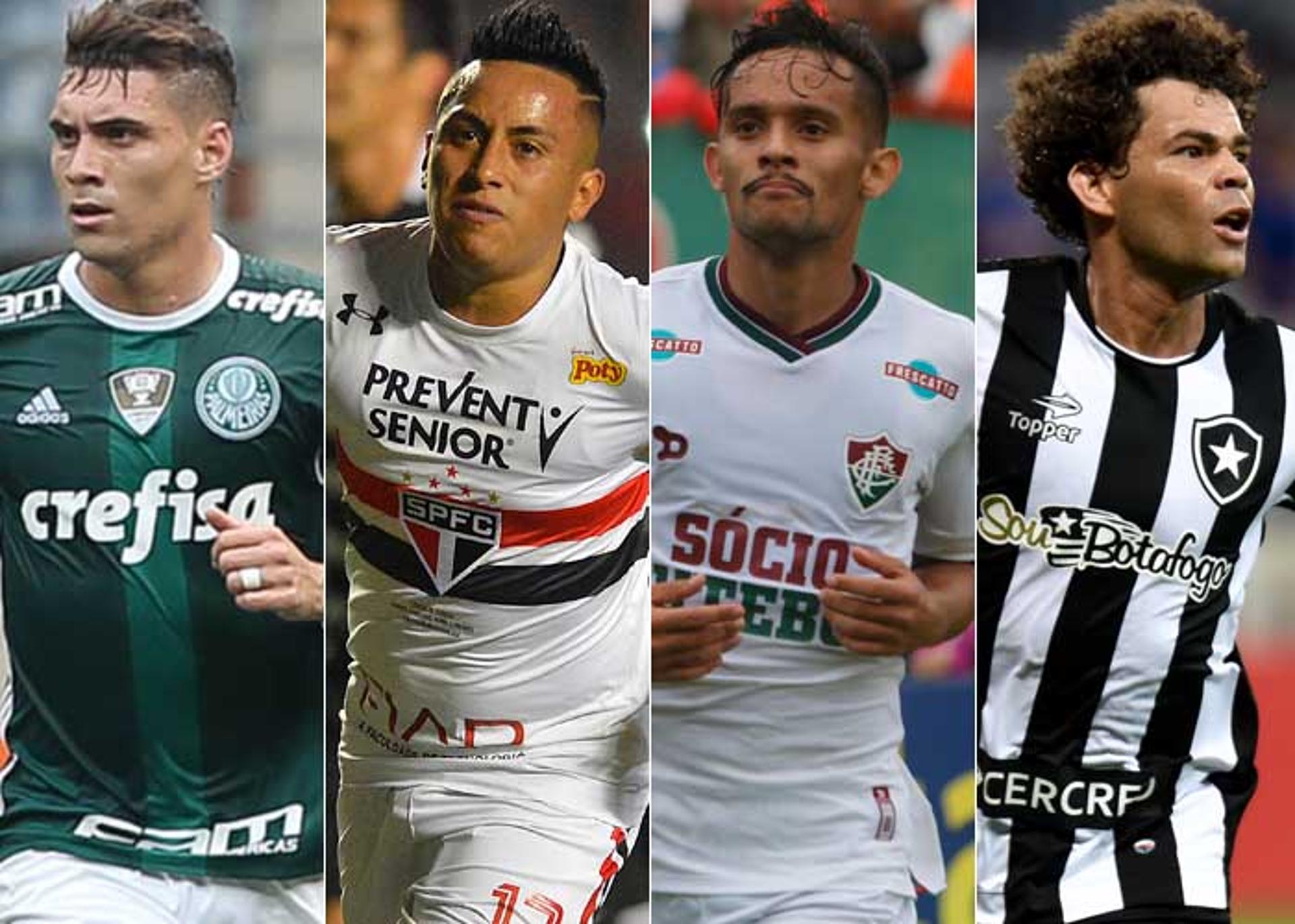 Veja dados sobre os atuais camisas 10 do futebol brasileiro