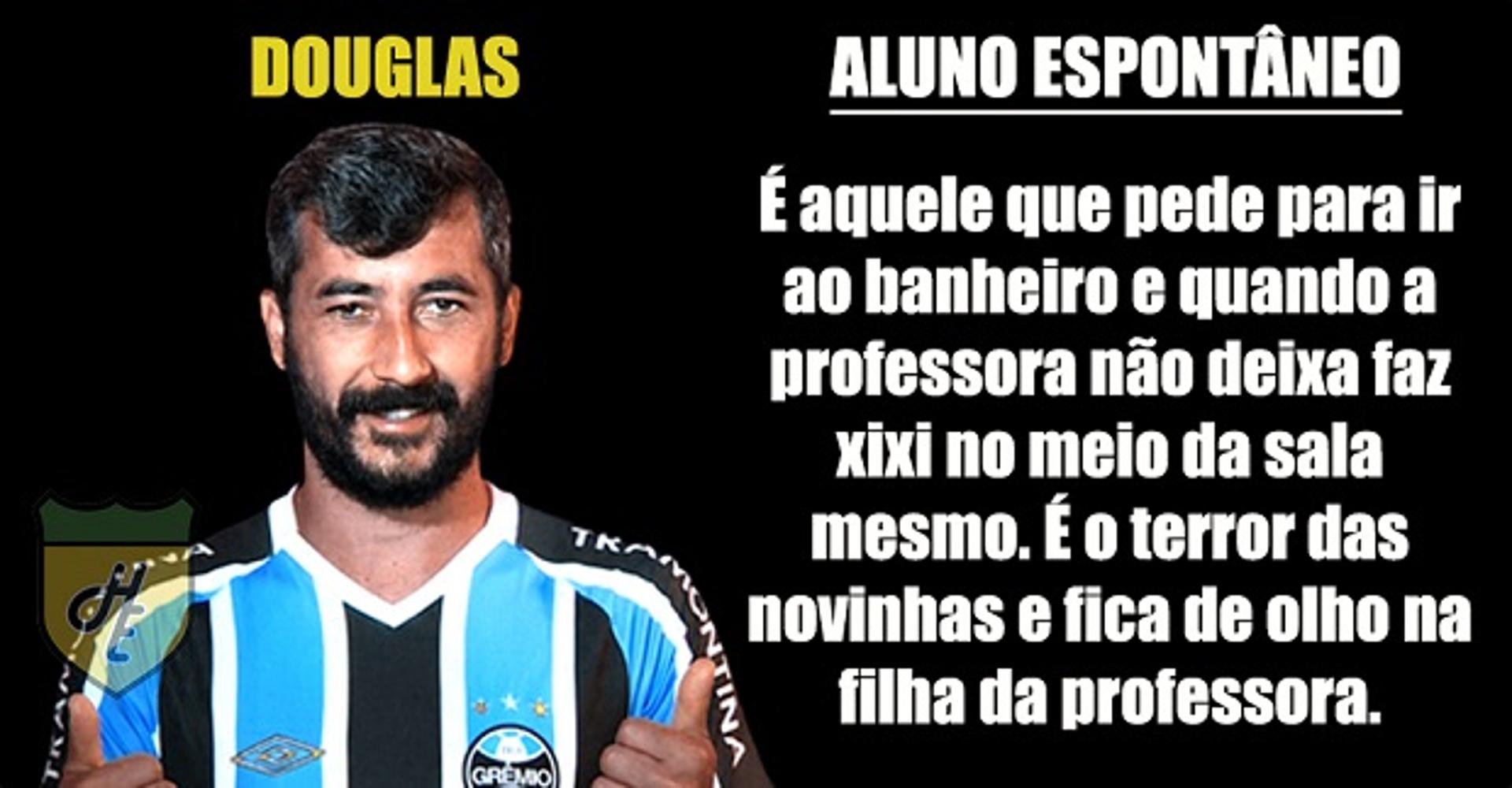 Como seriam os jogadores no colégio?