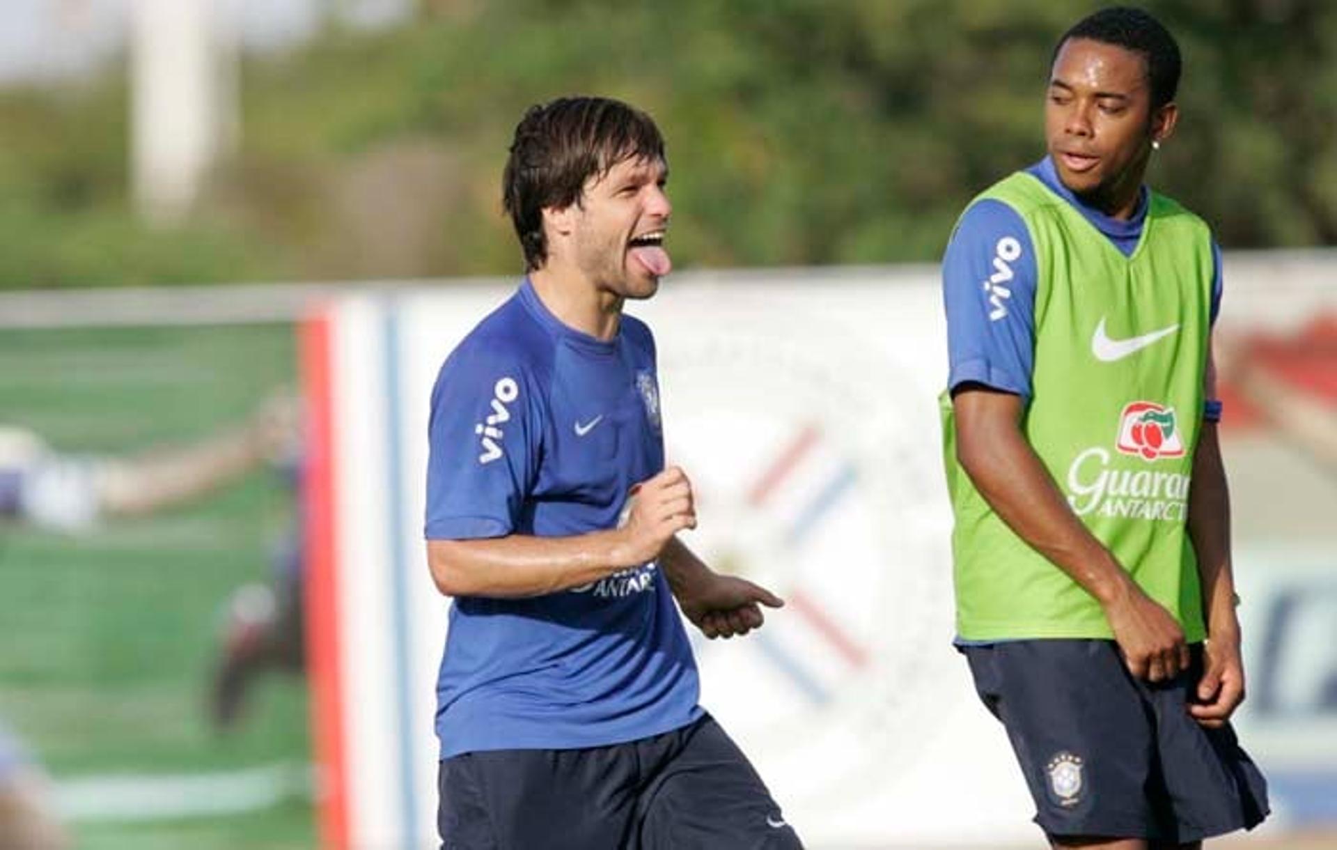 Diego e Robinho - Seleção Brasileira