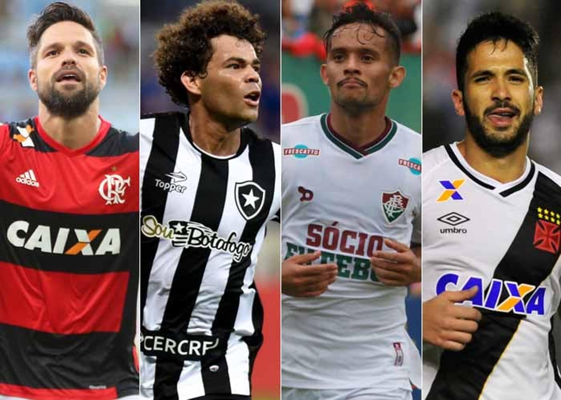 Flamengo teve Diego, Alex Muralha, Willian Arão e Jorge lembrados. Camilo foi convocado no Fogão, Scarpa no Flu, e Luan no Vasco