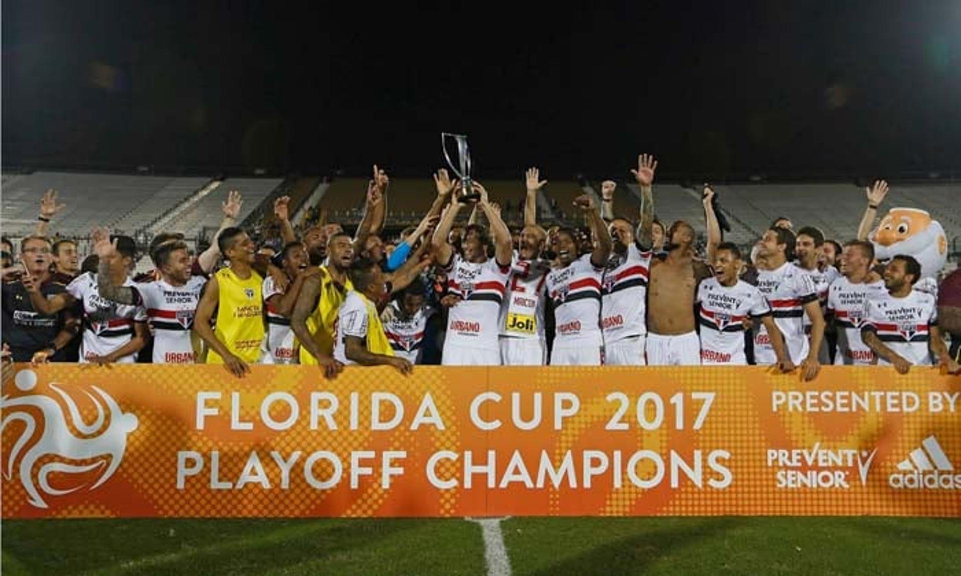 São Paulo campeão da Florida Cup contra o Corinthians