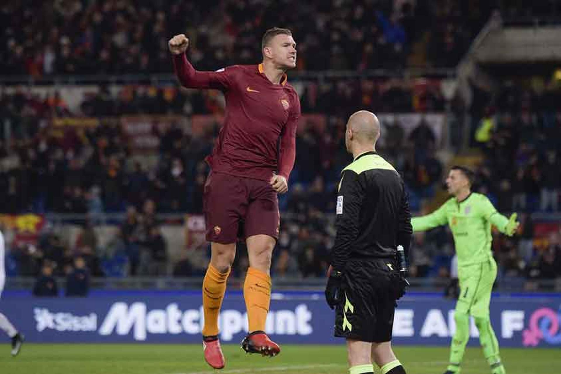 Dzeko - Roma x Cagliari