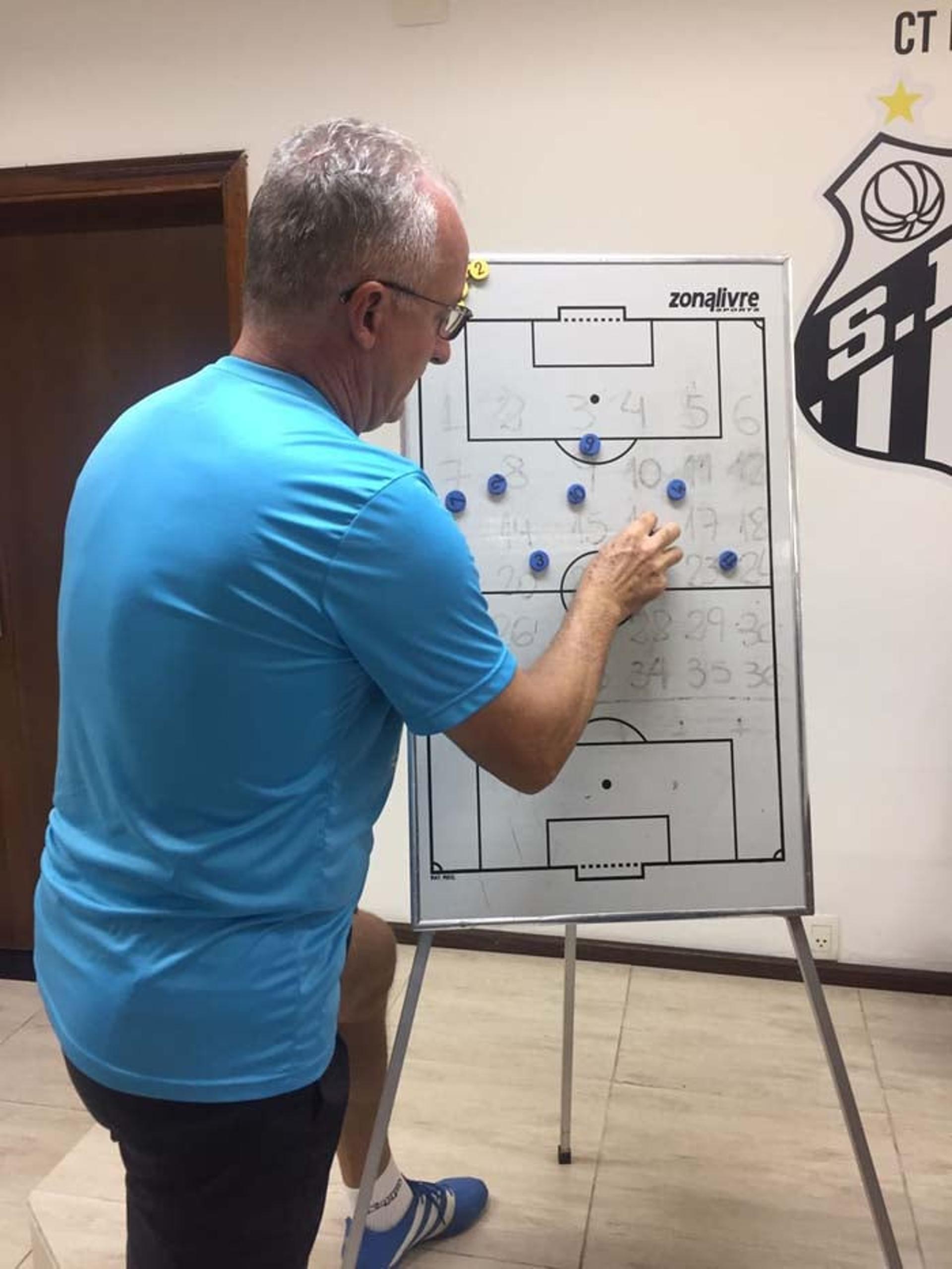 Dorival explica táticas que tem em mente