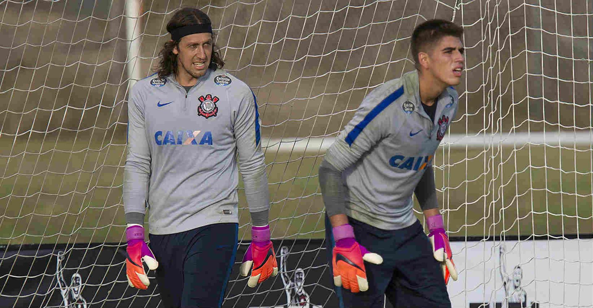 Diego e Cássio durante a Florida Cup