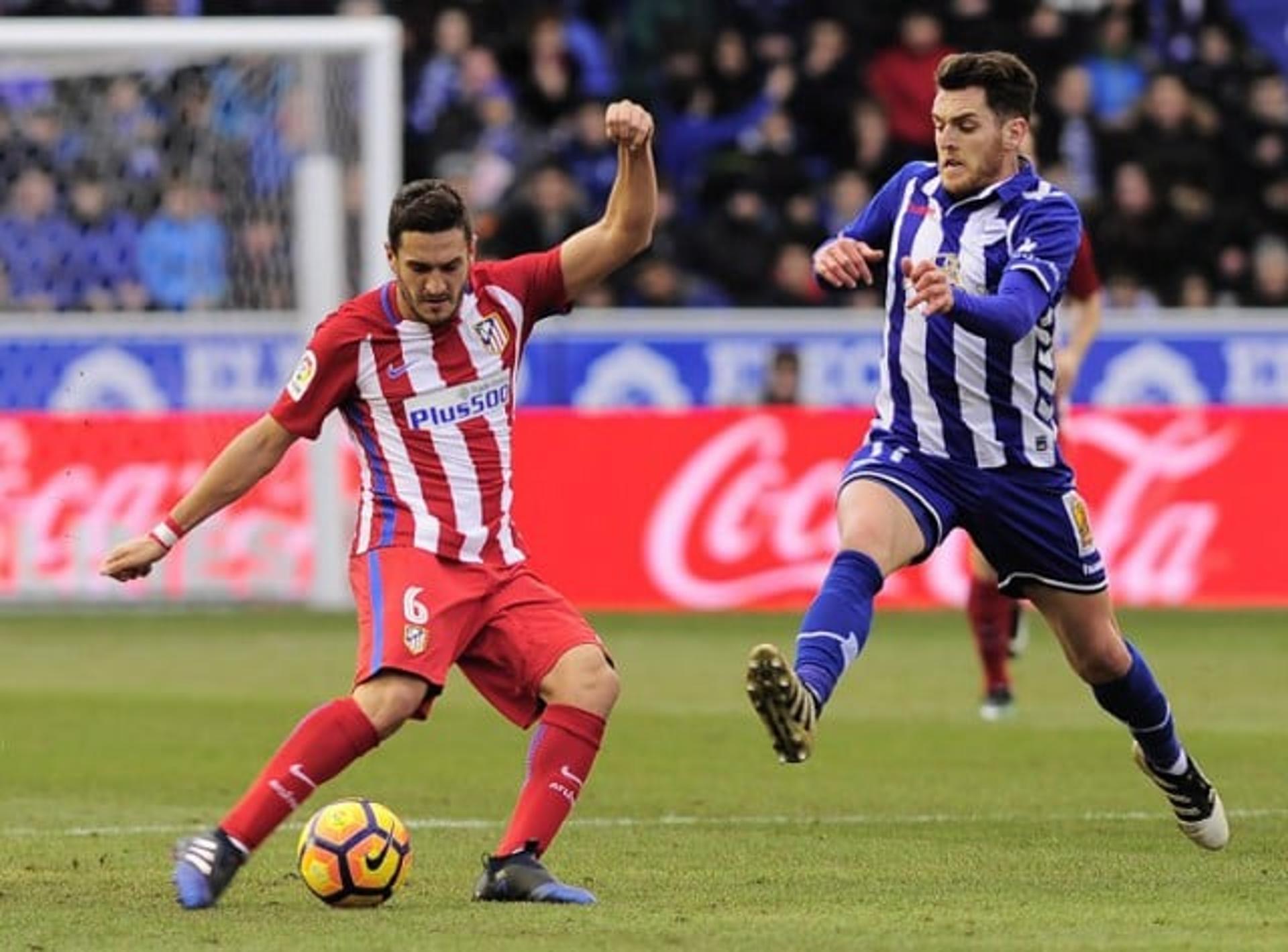 Koke e Ibai Gómez - Alavés x Atlético de Madrid