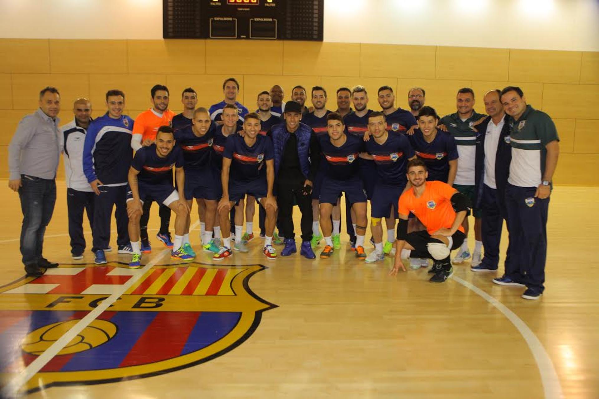 Neymar - Treino de futsal da Seleção