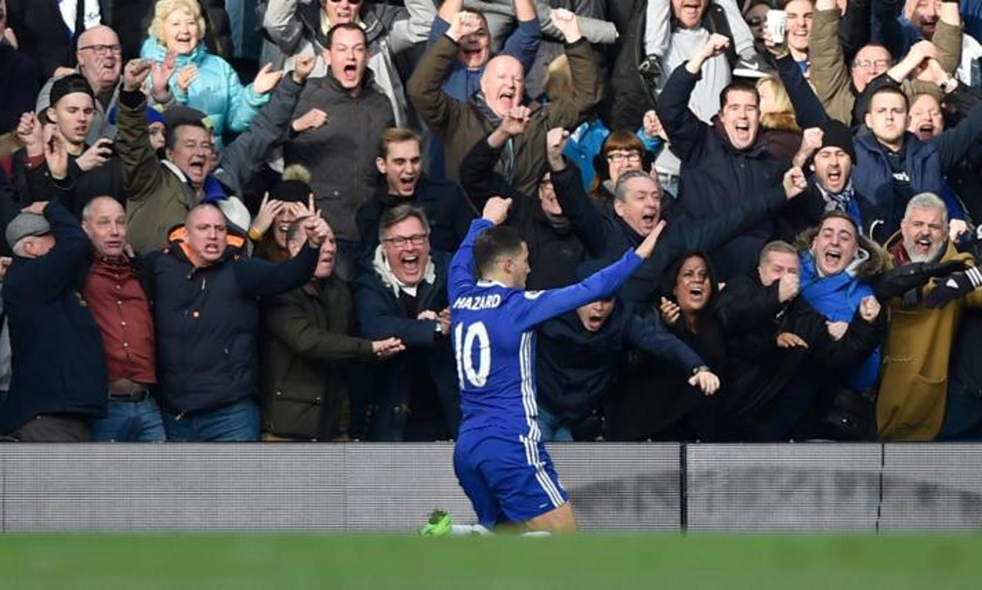 Chelsea x Arsenal - Hazard