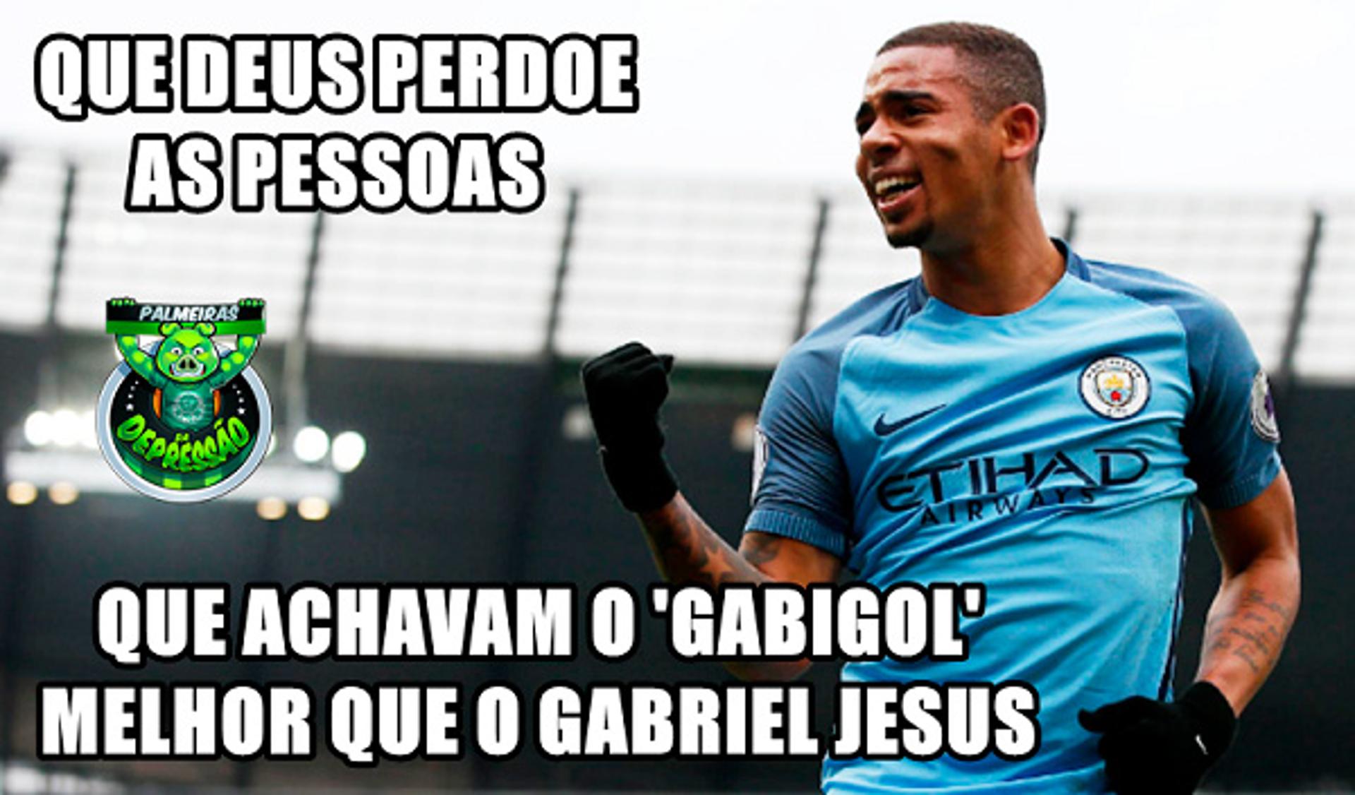 Gabriel Jesus ganhou memes após boas atuações no City