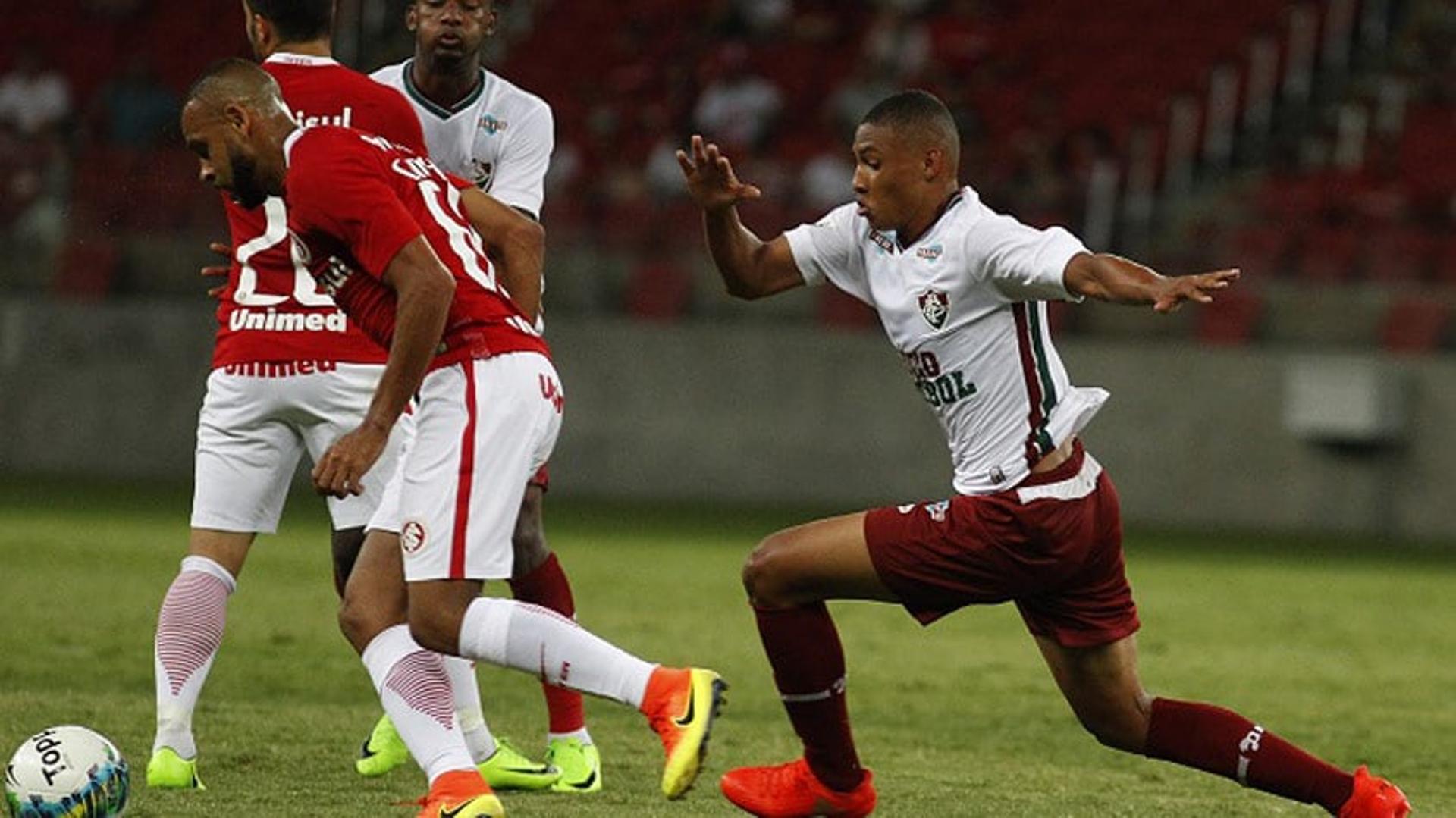 Patrick fez sua estreia diante do Internacional, no Beira-Rio