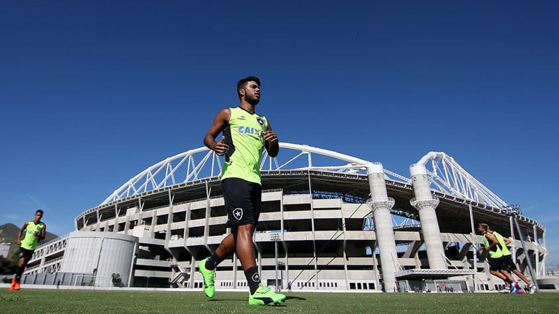 Leandrinho - Treino do Botafogo