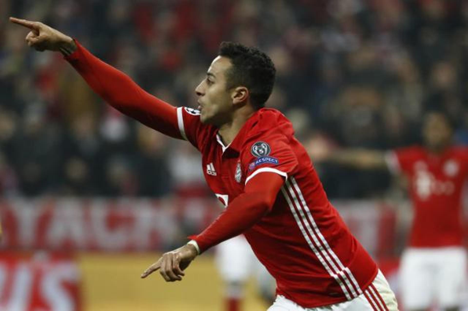 Thiago Alcântara - Bayern de Munique x Arsenal