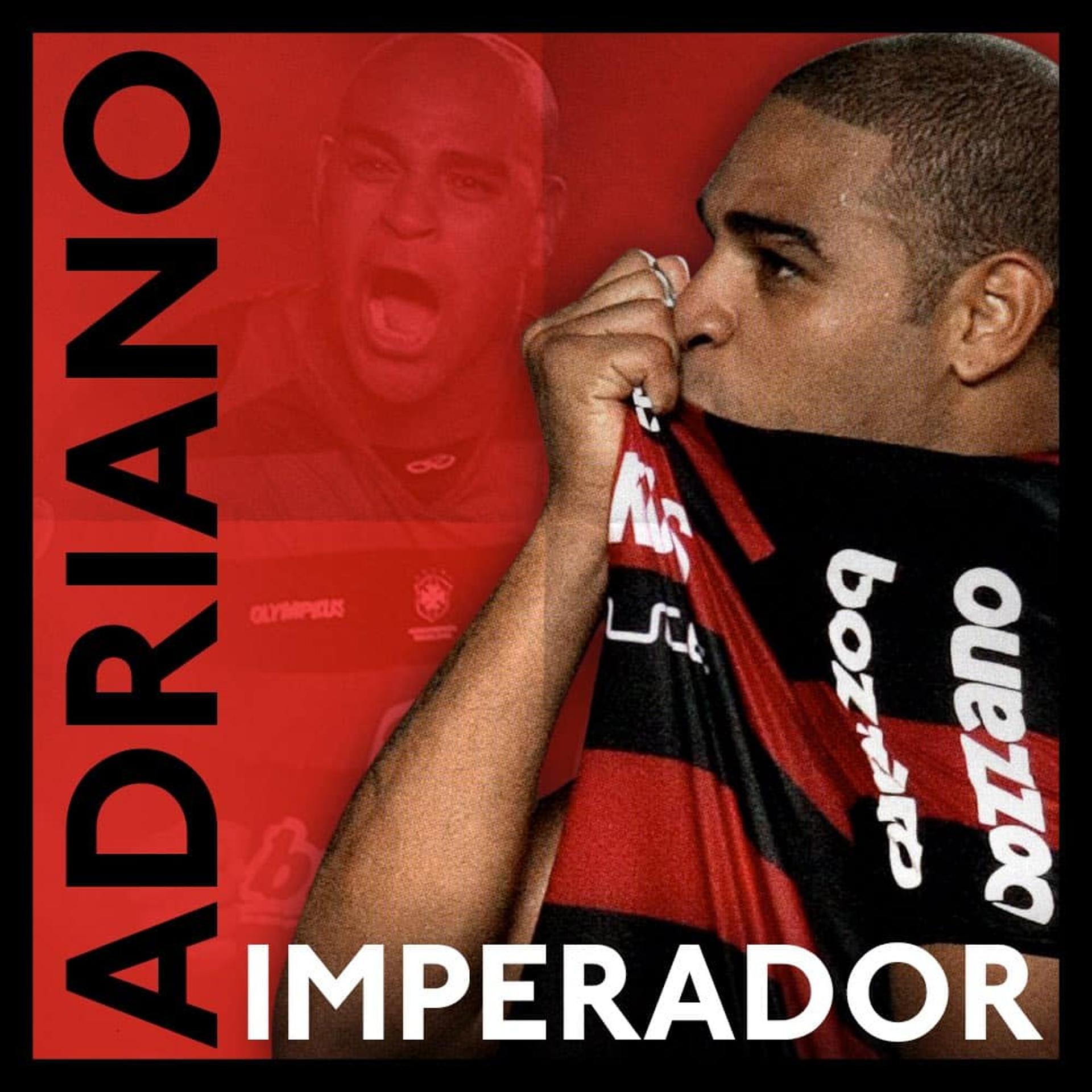 Adriano no Flamengo