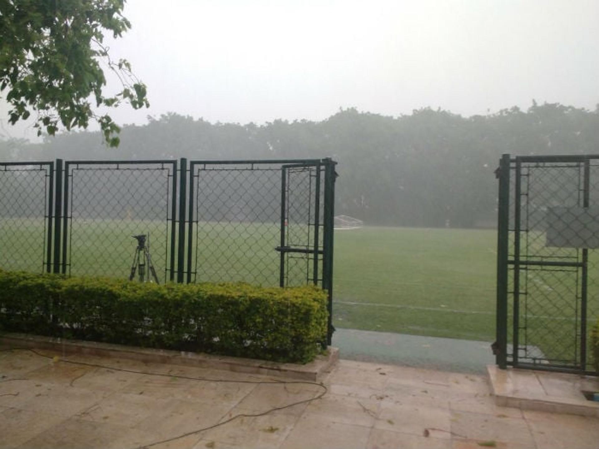 Treino - São Paulo - tempestade