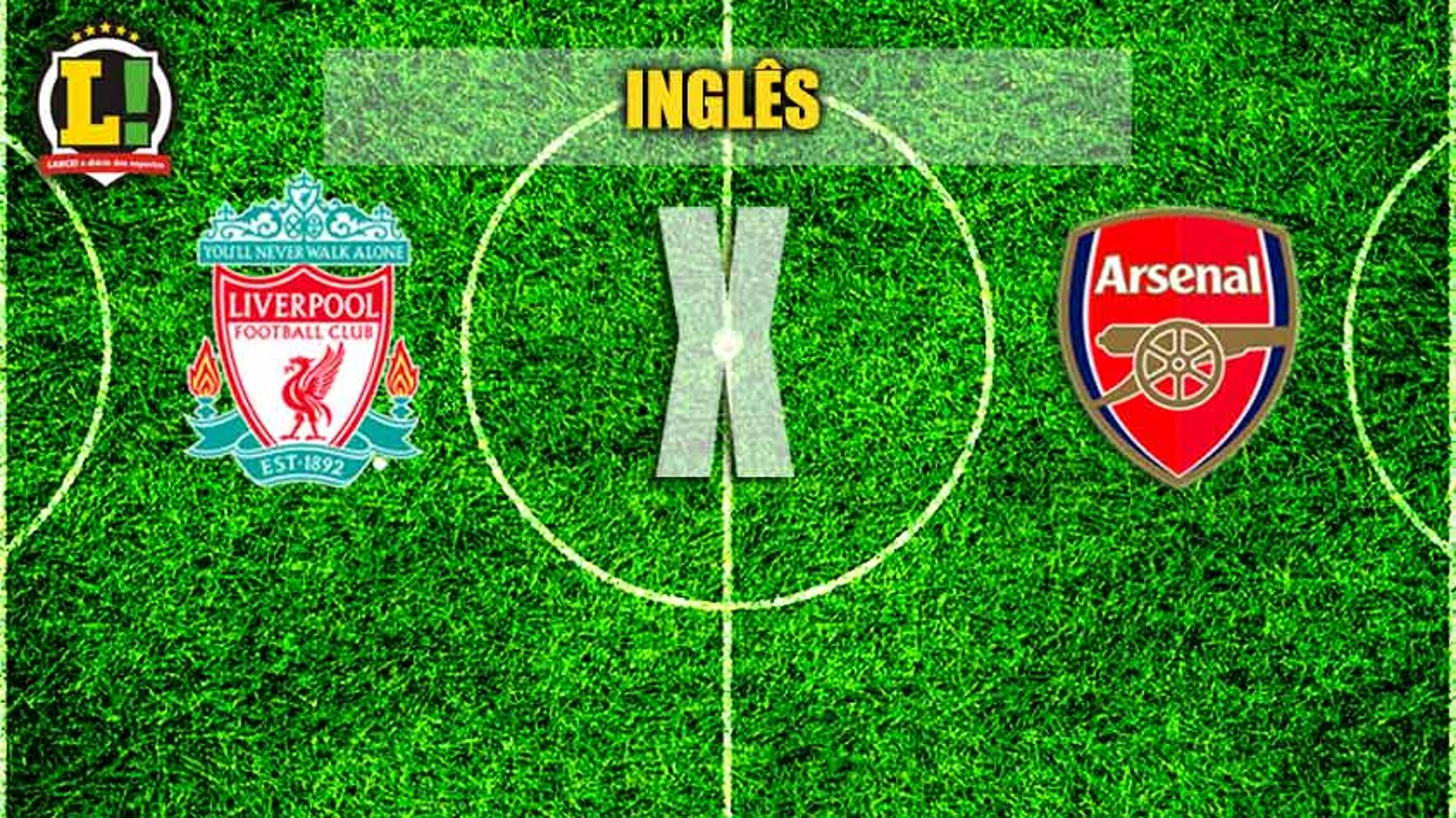 INGLÊS: Liverpool x Arsenal