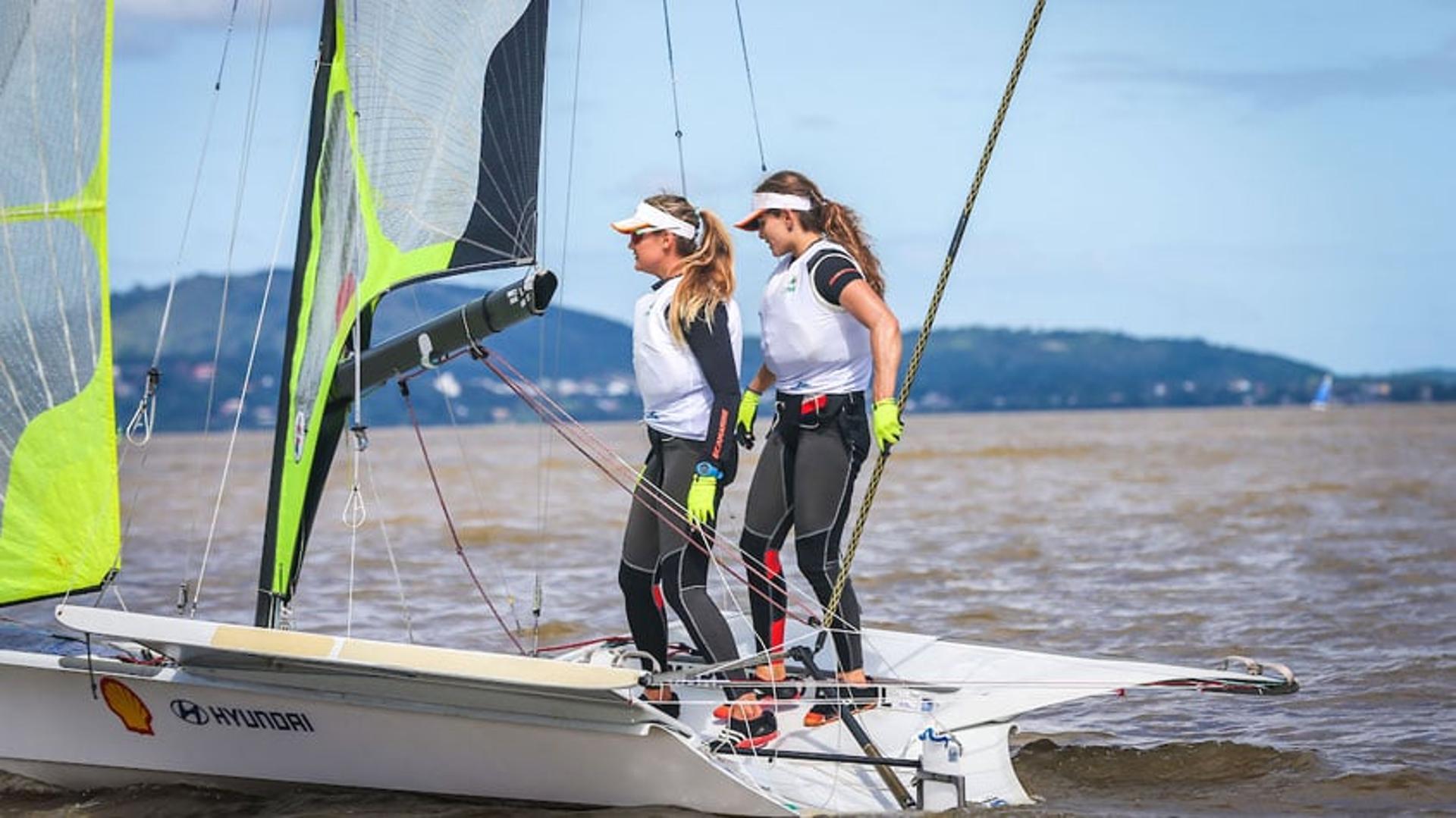 Martine e Kahena venceram a segunda regata do dia