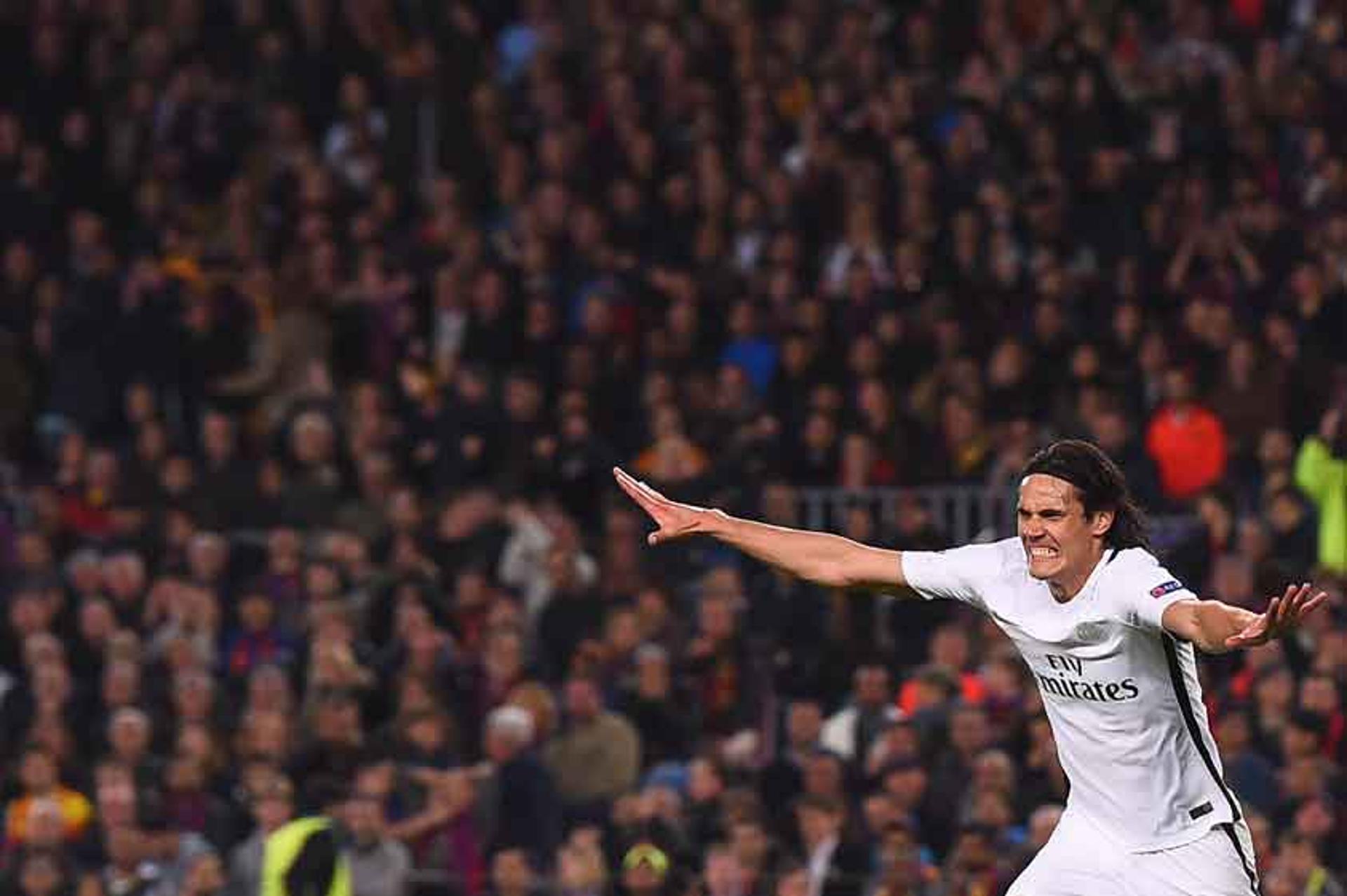 Cavani - Barcelona x PSG