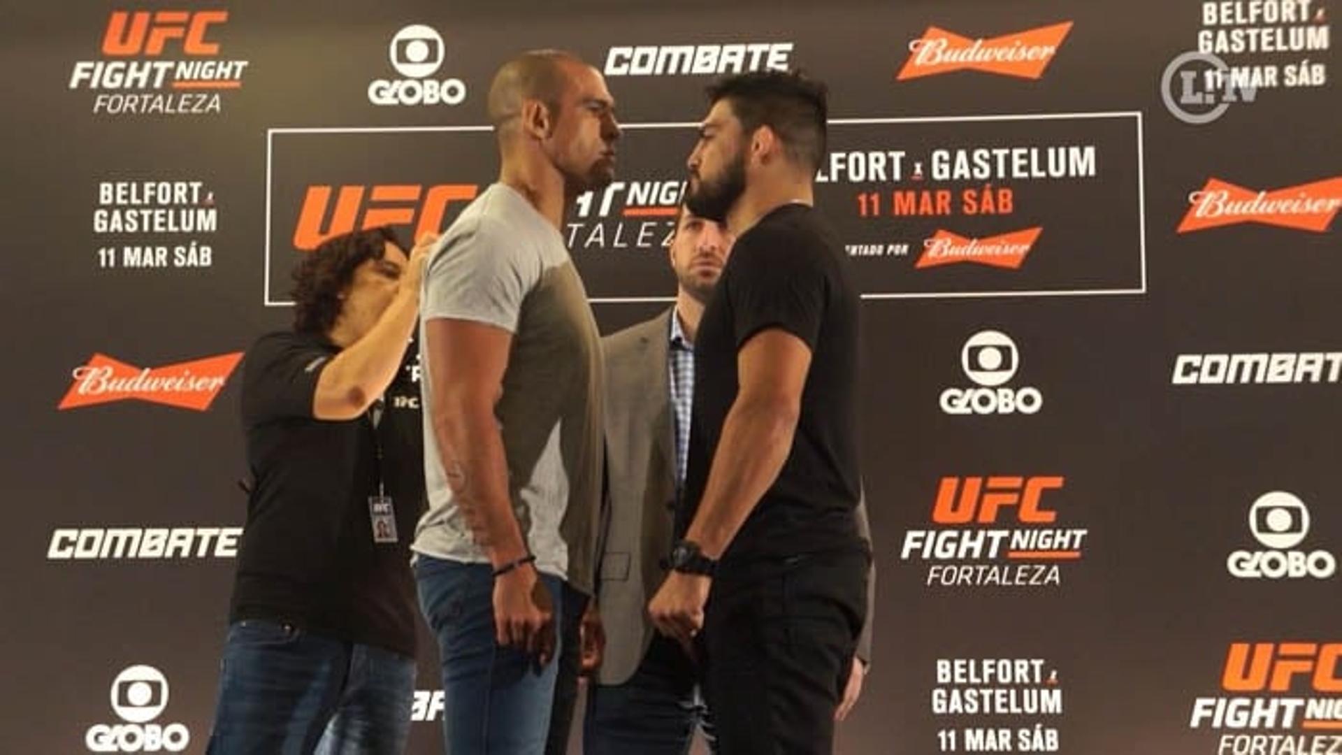 Vitor Belfort encara Kelvin Gastelum antes do UFC Fortaleza