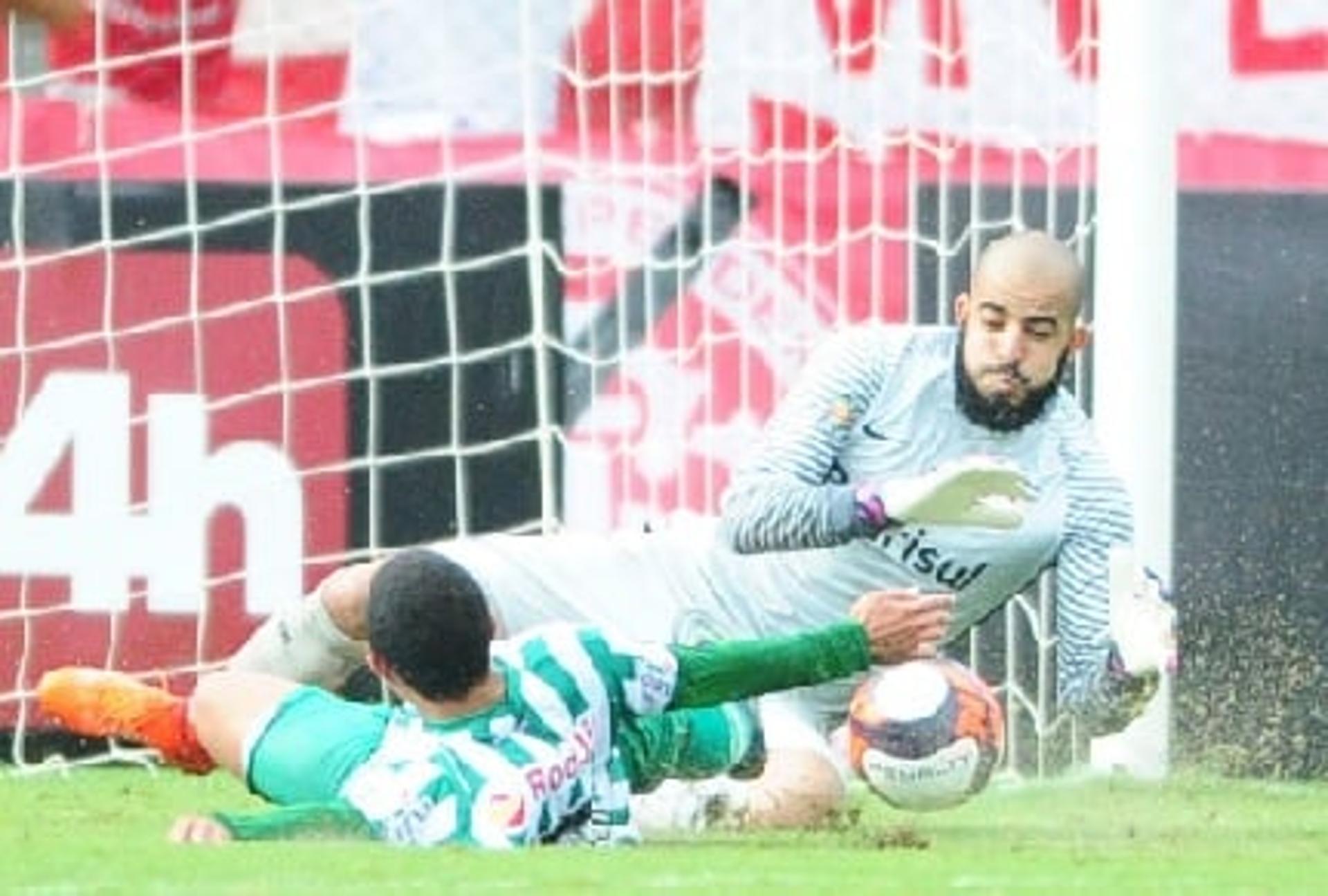 Danilo Fernandes foi o destaque do Internacional diante do Juventude (Foto: Reprodução / Twitter)