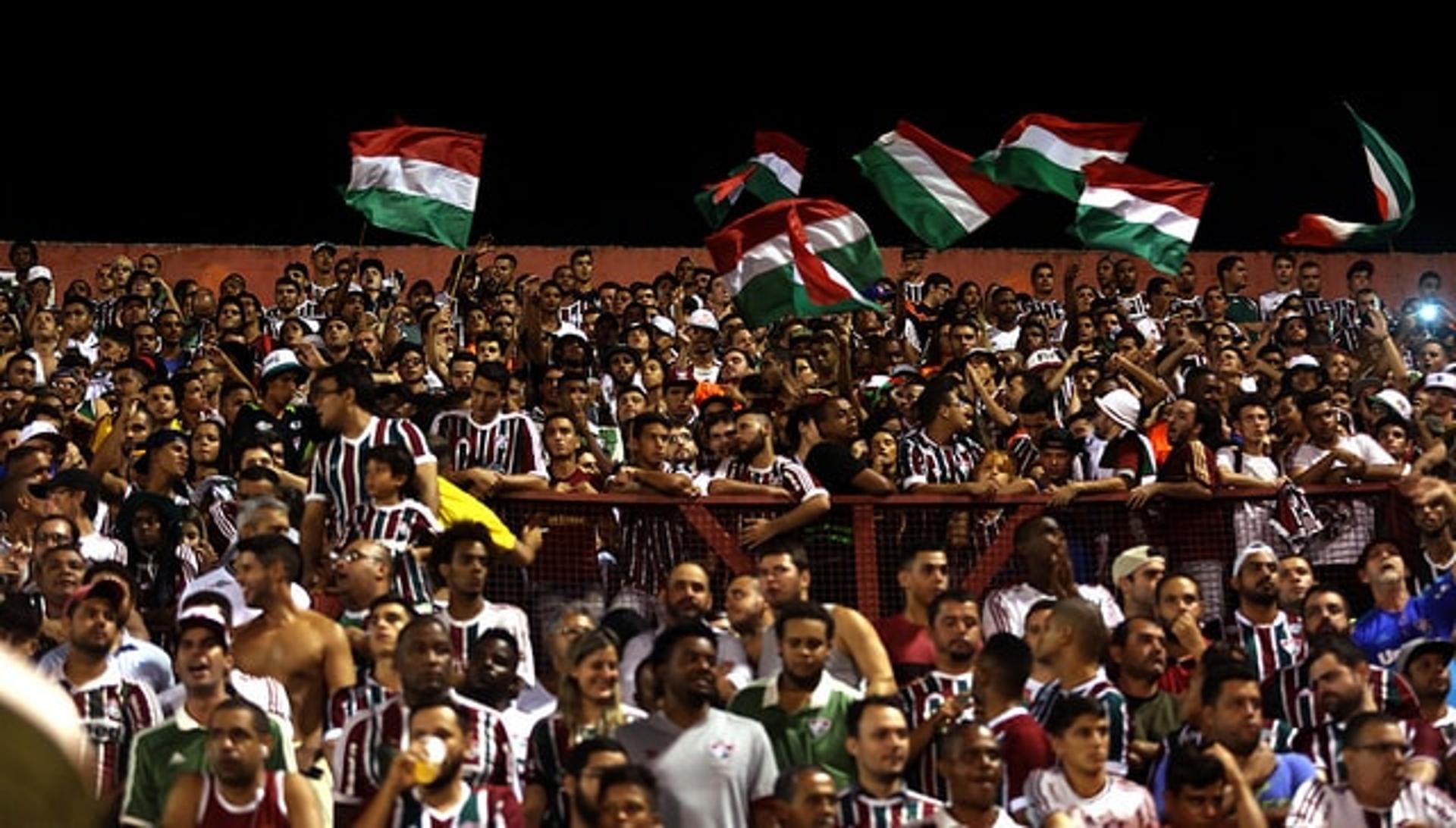 Torcida do Flu marcou presença no Giulite Coutinho (Foto: Nelson Perez/Fluminense F.C.)