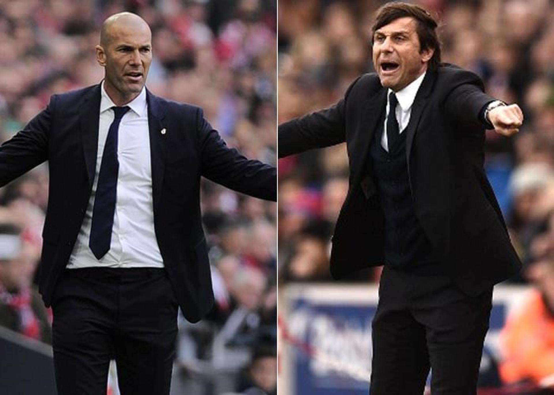 Montagem - Zidane e Conte