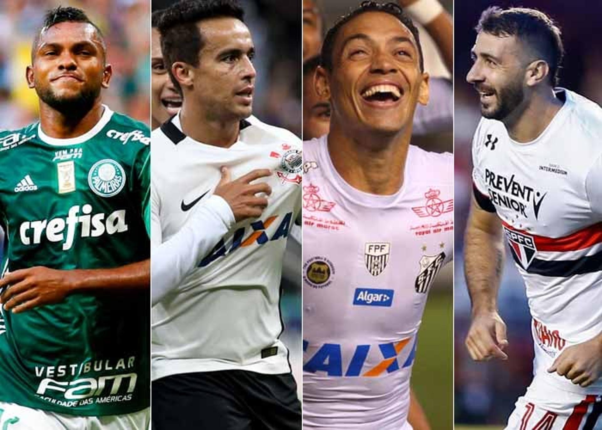 Montagem - Borja, Jadson, Ricardo Oliveira e Pratto