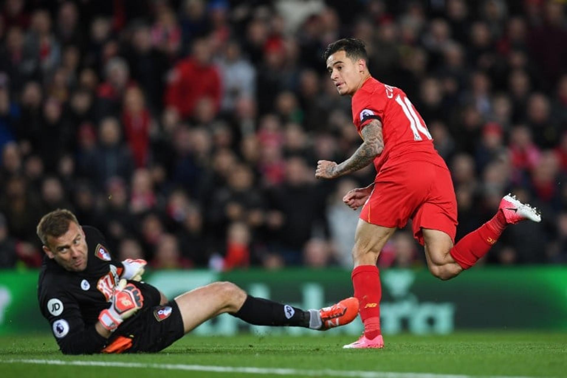 Coutinho - Liverpool x Bournemouth