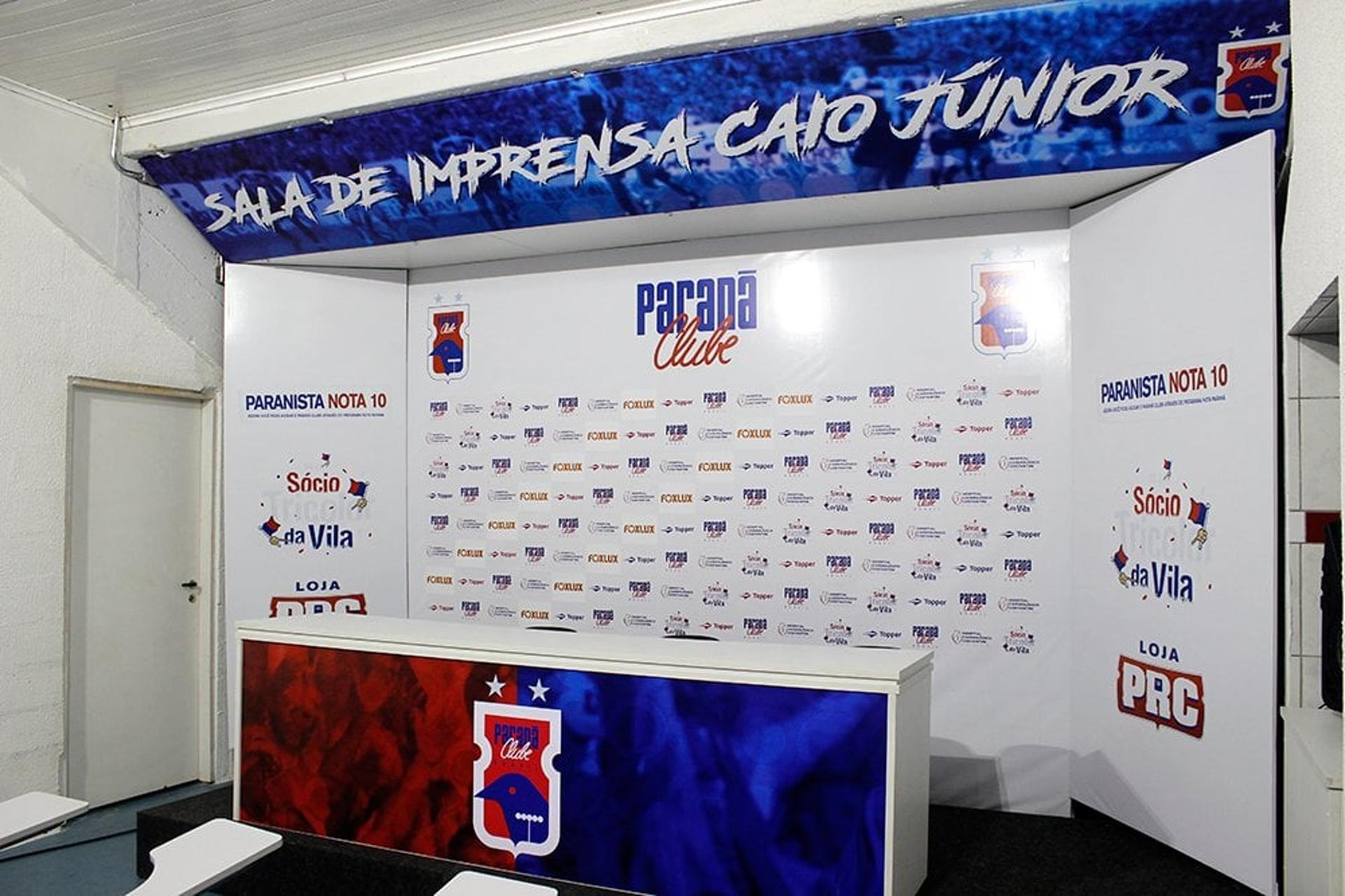 sala de imprensa Caio Júnior