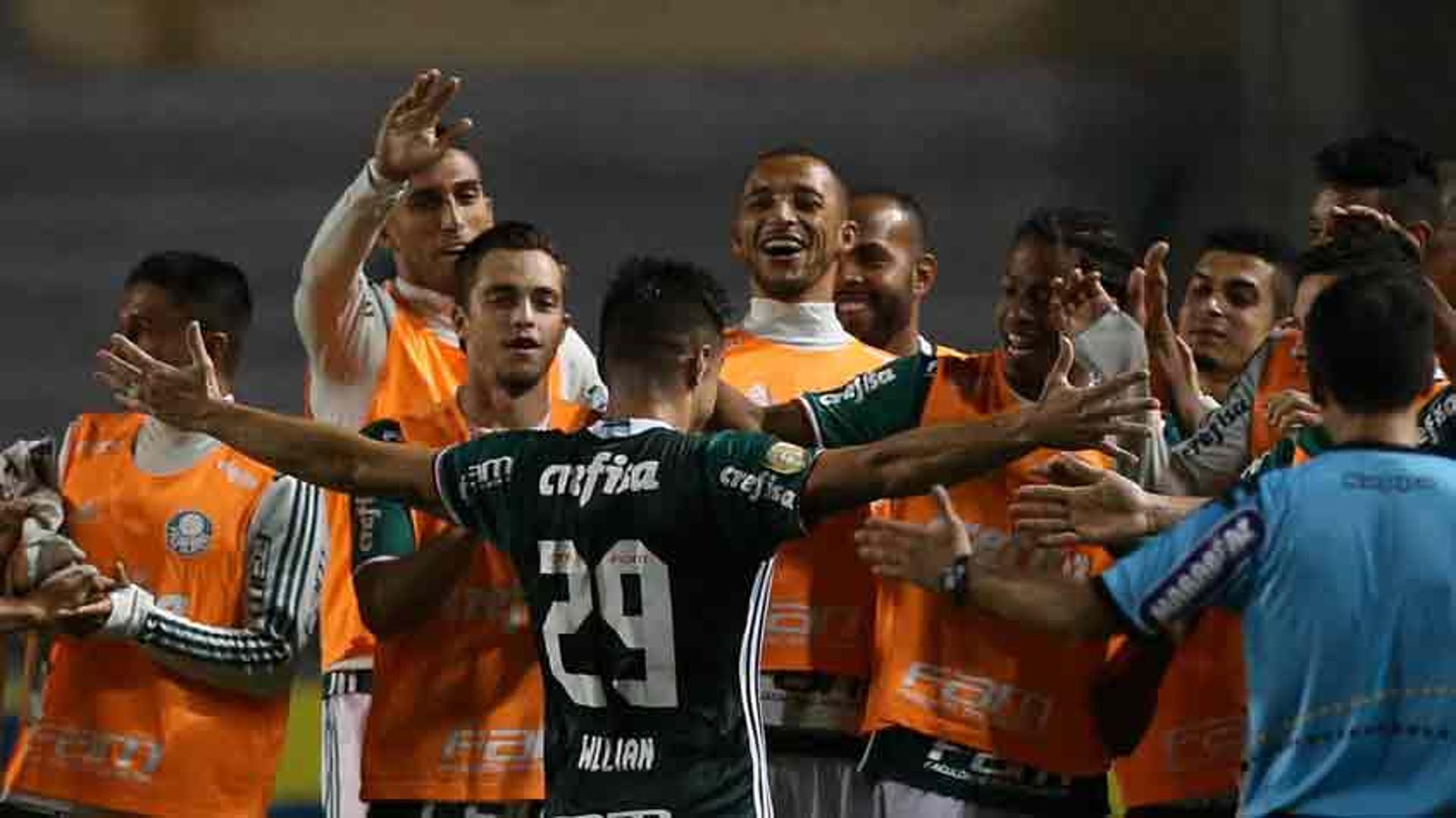 Palmeiras 3x0 Novorizontino: Willian fez o primeiro gol em noite com quase 30 mil presentes no Pacaembu (29.145 total e&nbsp;24.548 pagantes, com&nbsp;R$ 1.031.020,00 de renda)