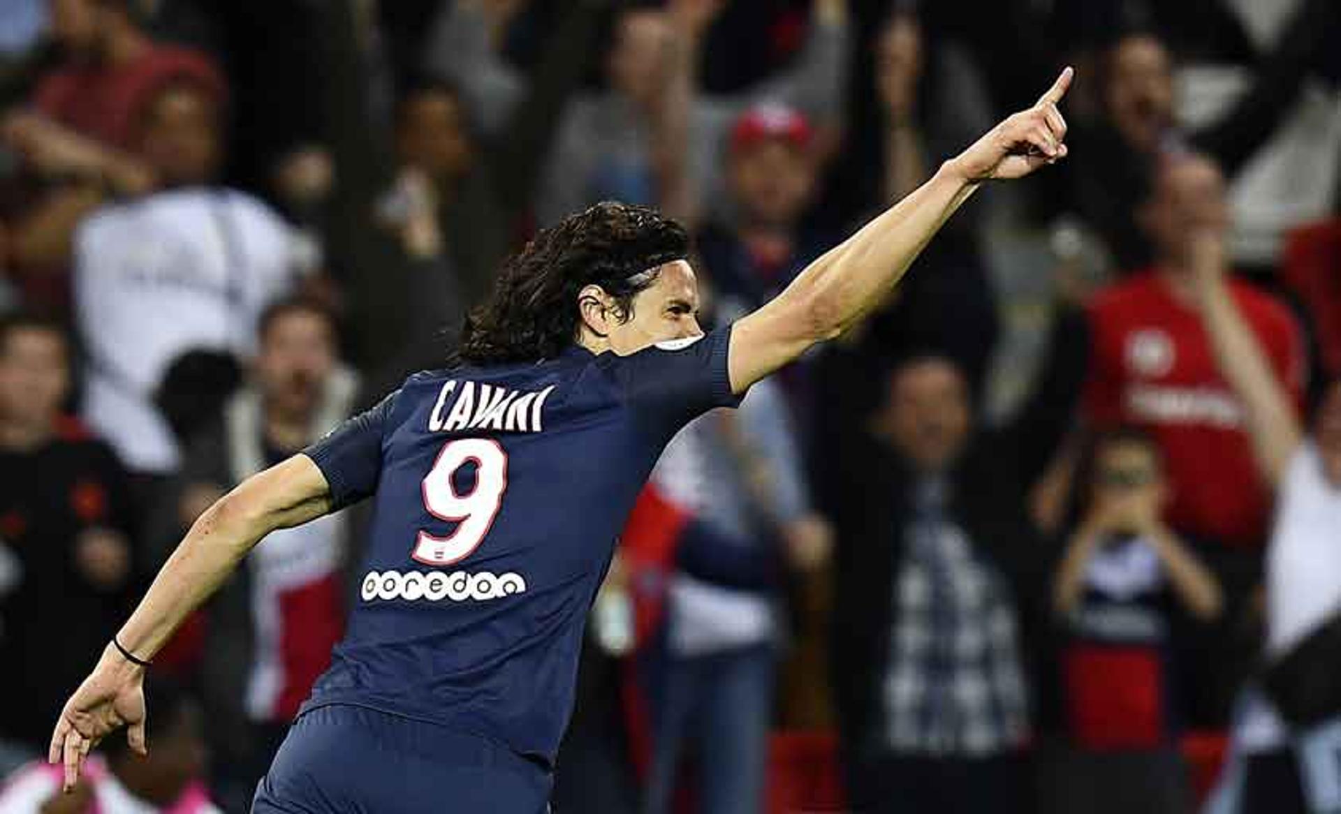 Cavani - PSG x Guingamp