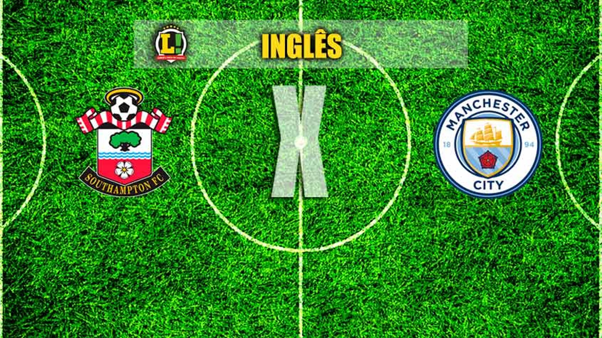 Inglês: Southampton x Manchester City