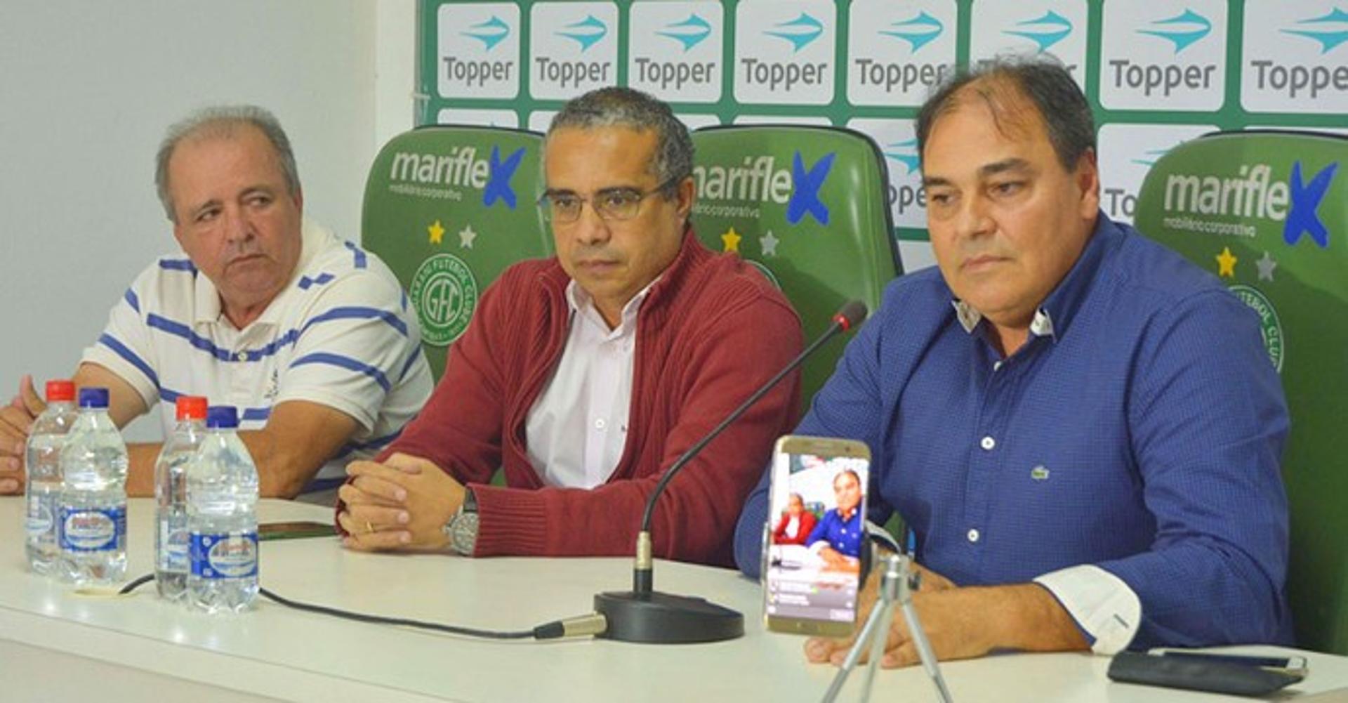 Nei foi apresentado como executivo de futebol do Guarani (Foto: Guarani Press / Divulgação)