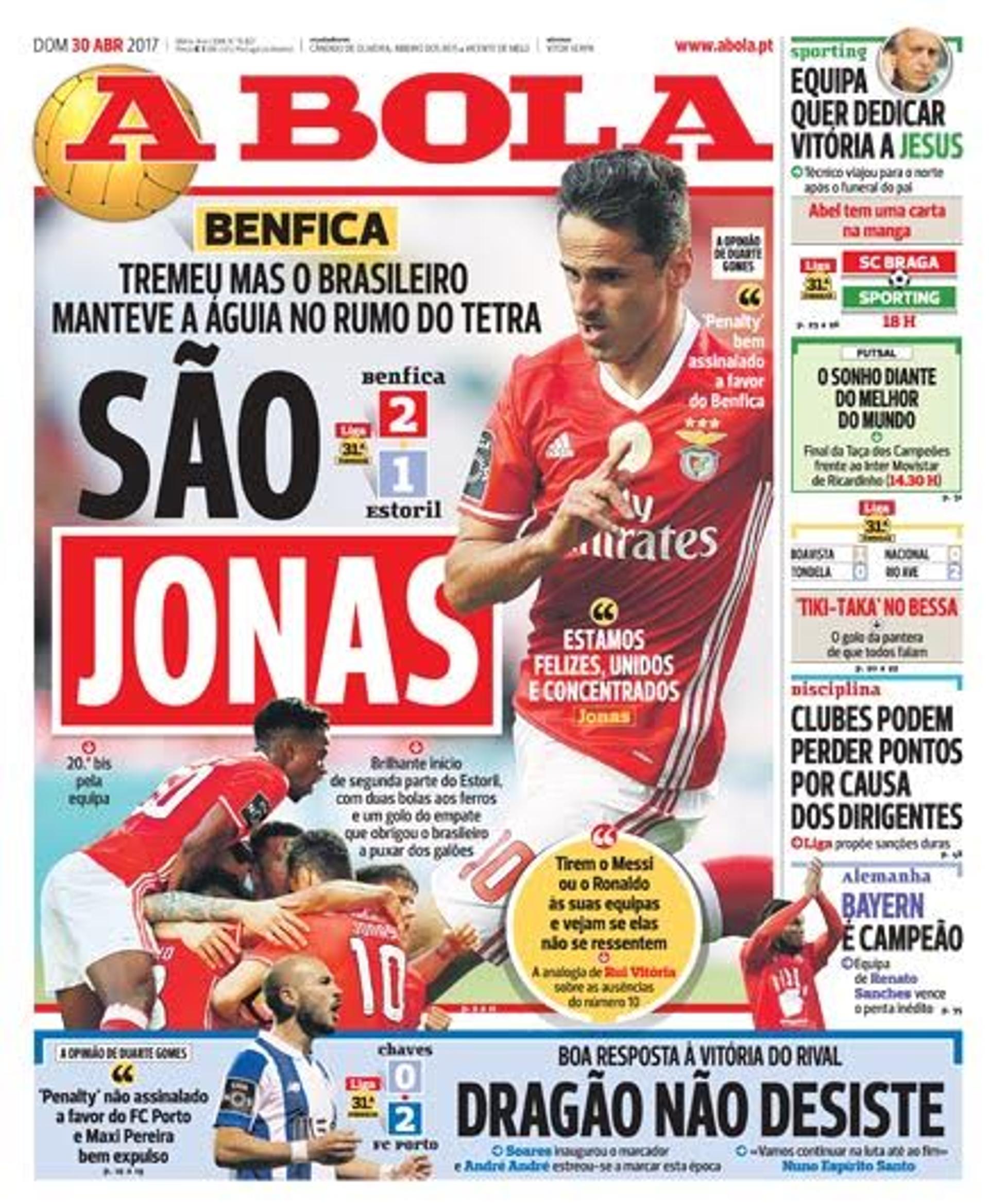 Jornal exalta atuação de Jonas