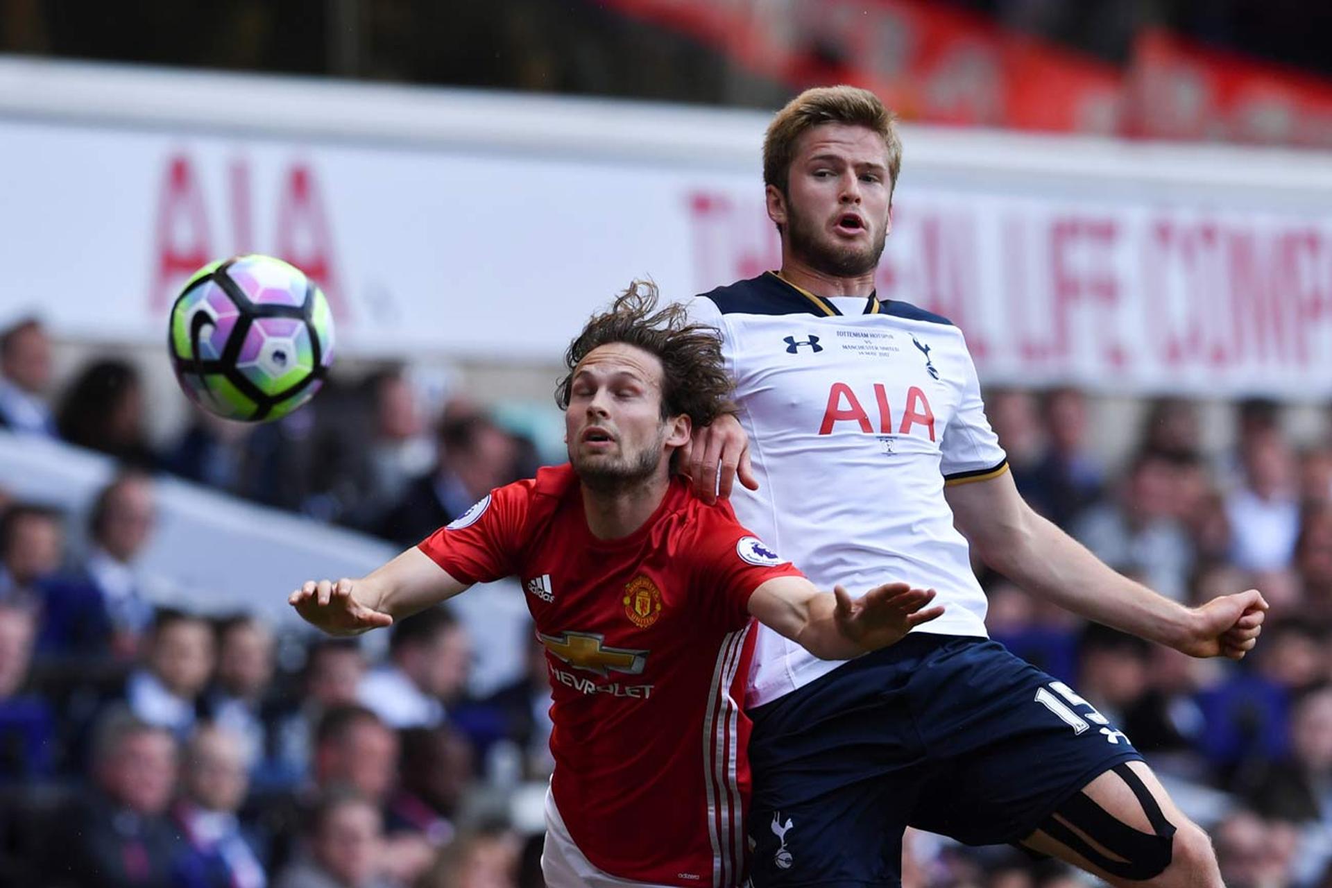 Blind e Dier - Tottenham x Manchester United