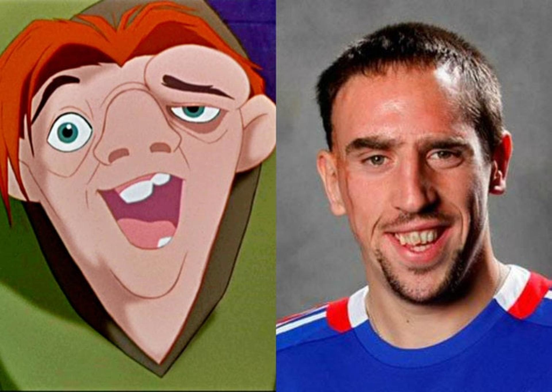 Franck Ribery e o Corcunda de Notre Dame