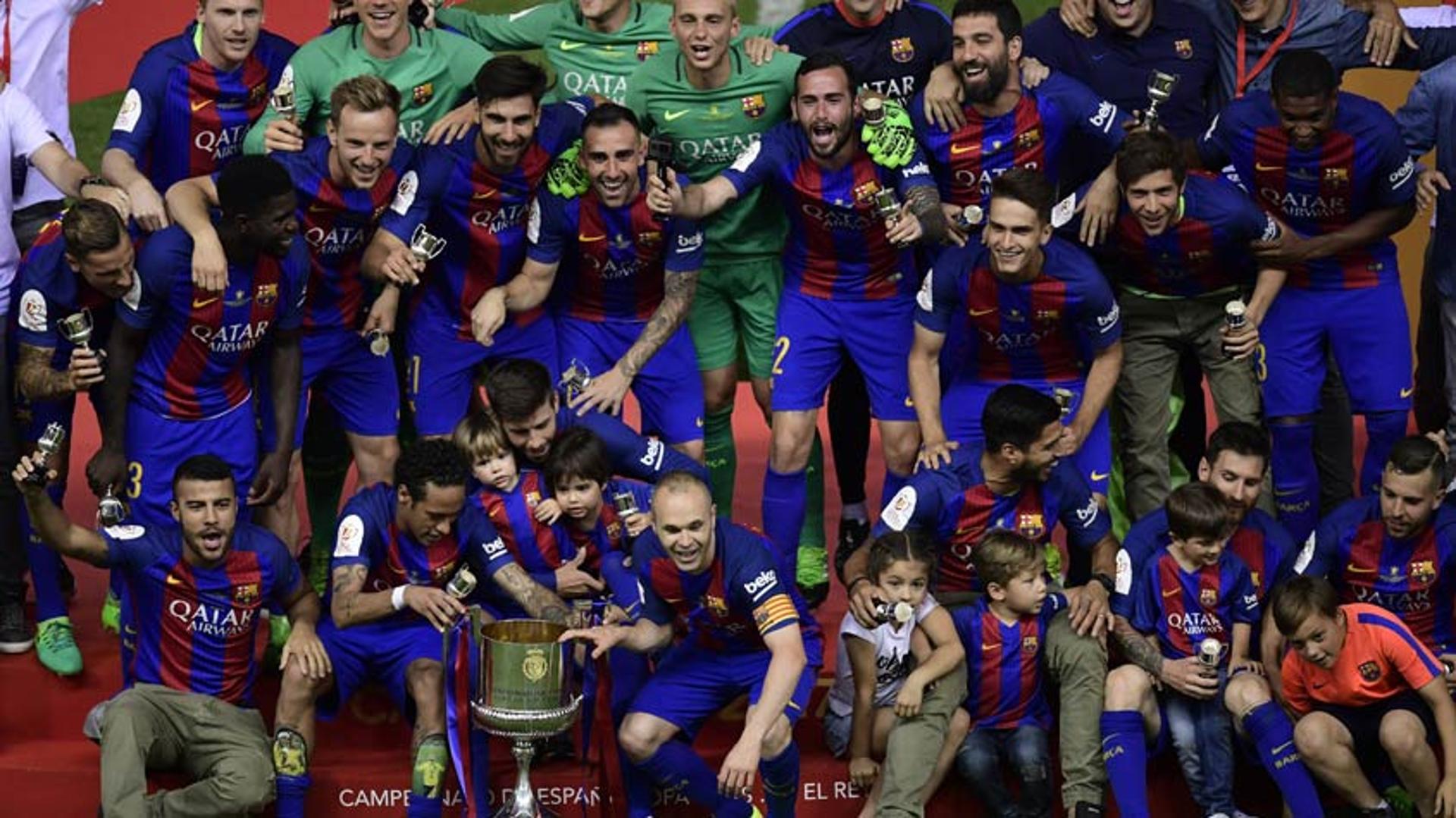 Barcelona campeão da Copa do Rei