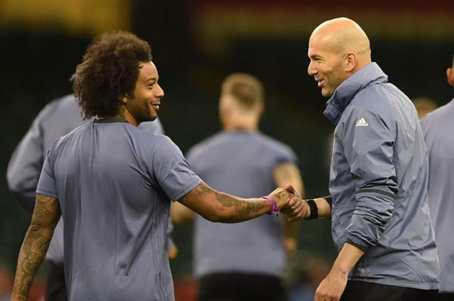 Marcelo e Zidane - Real Madrid