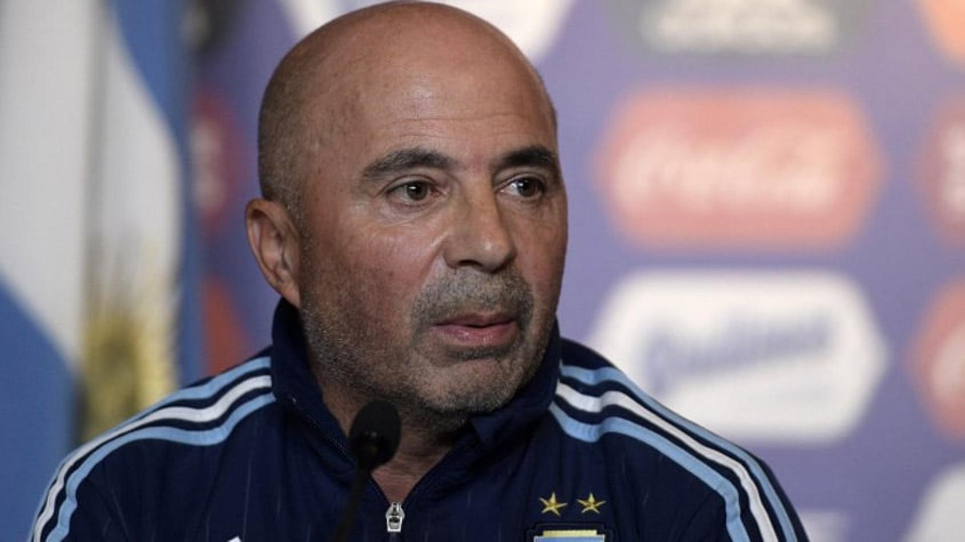 Imagens de Jorge Sampaoli na Argentina