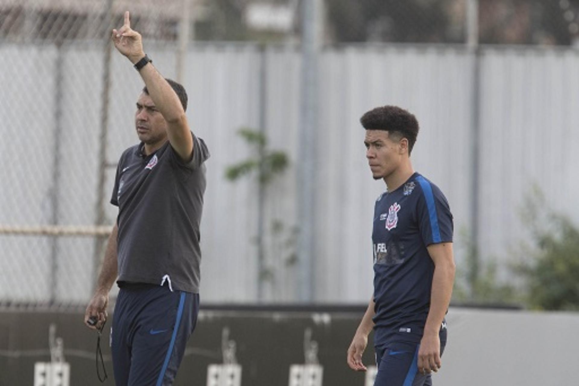 Marquinhos Gabriel e Carille Corinthians